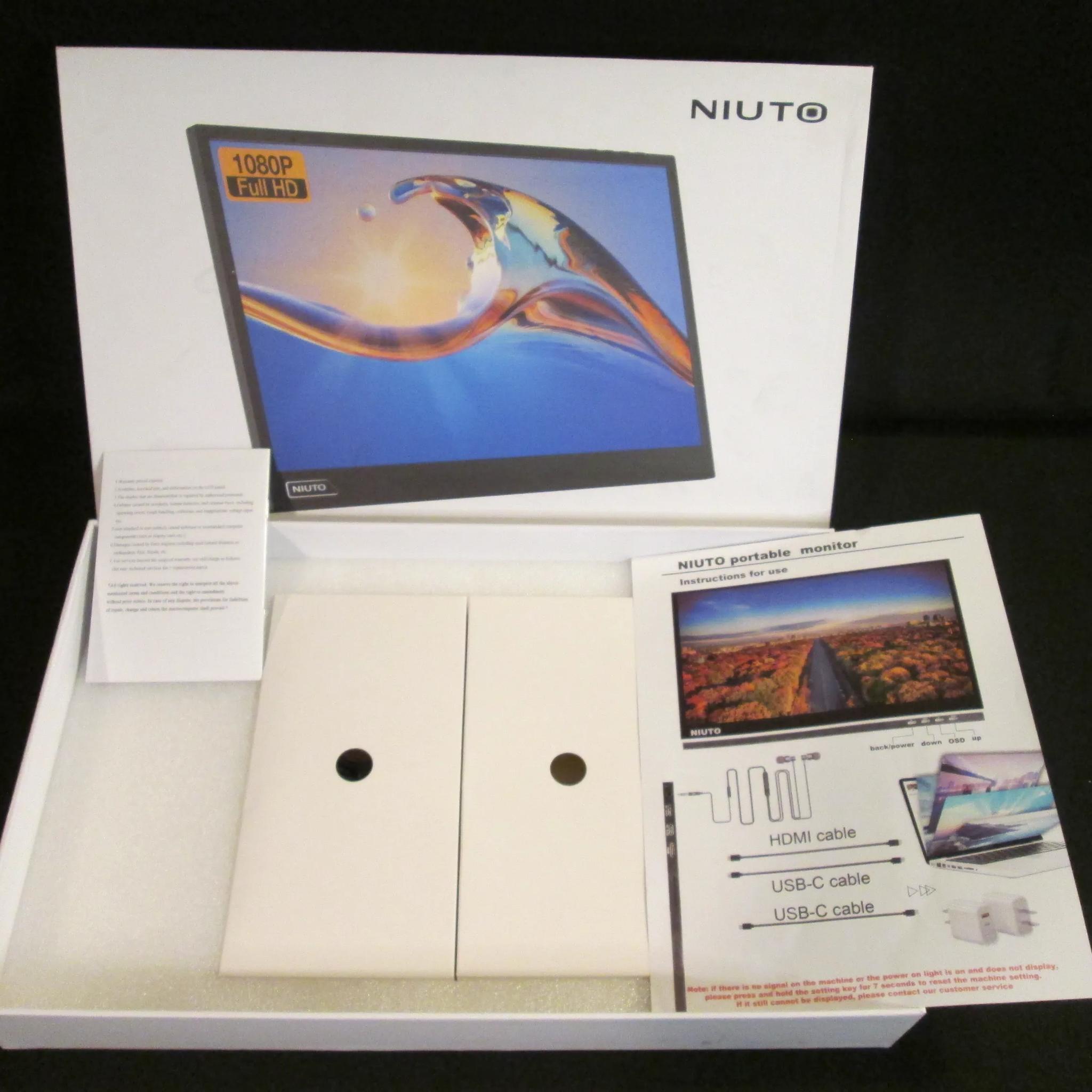 Portable Gaming Monitor 144hz 17.3 inch With Box And Accessories