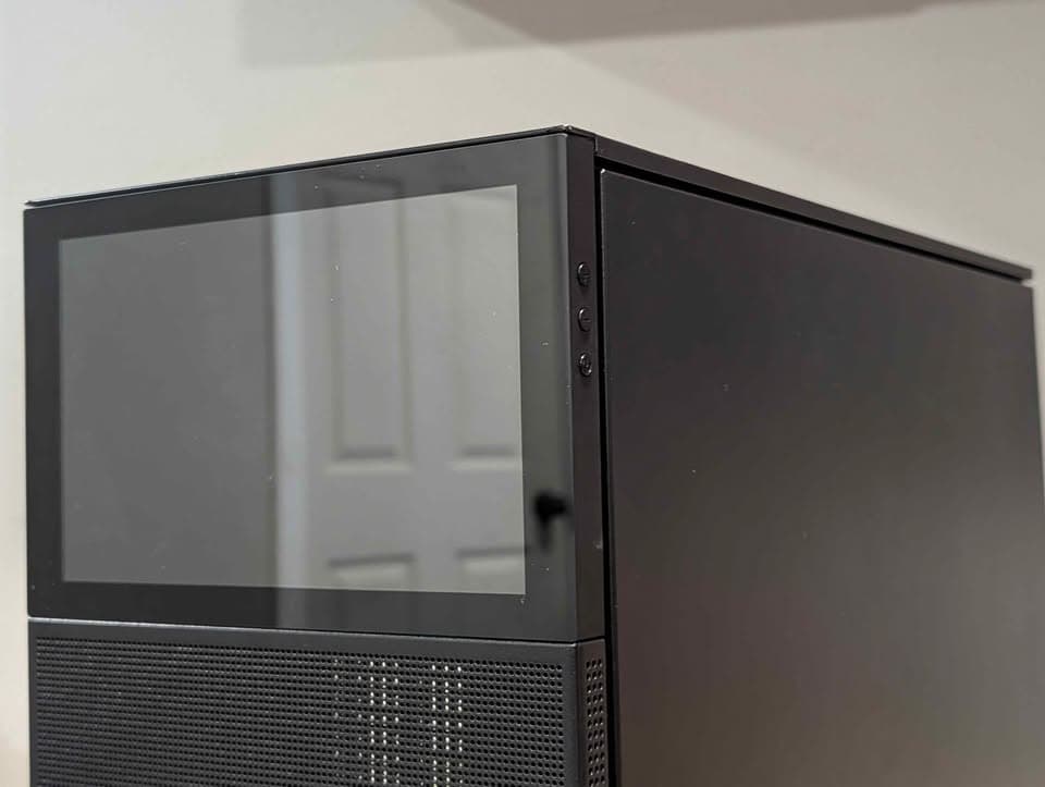 JONSBO D31 Screen and Mesh mATX Black Case + 4 Thermalright ARGB Fans