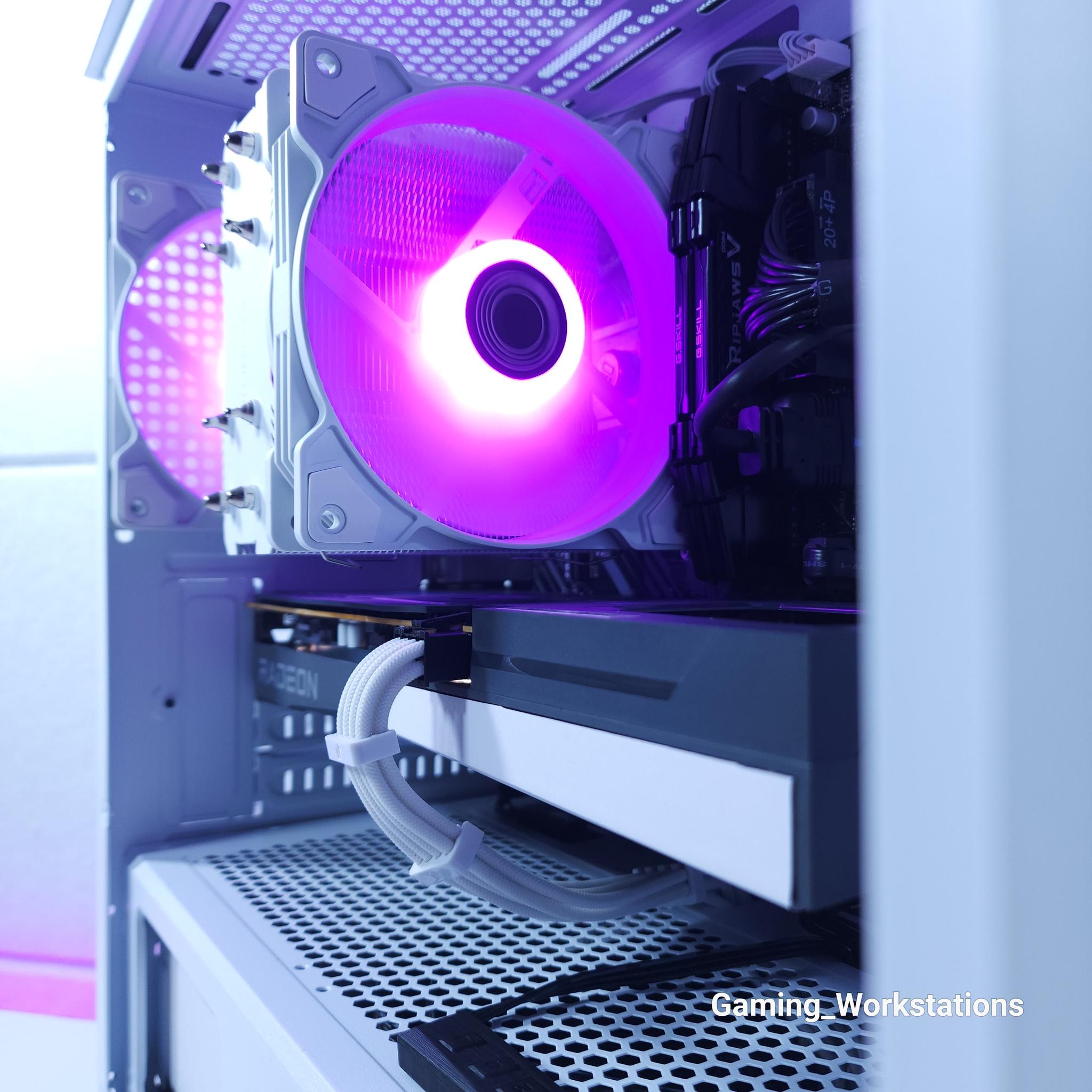 💜🤍1080p Gaming | RX 6600 | Core i3 12100T | 32GB 3200MHz | 1TB SSD