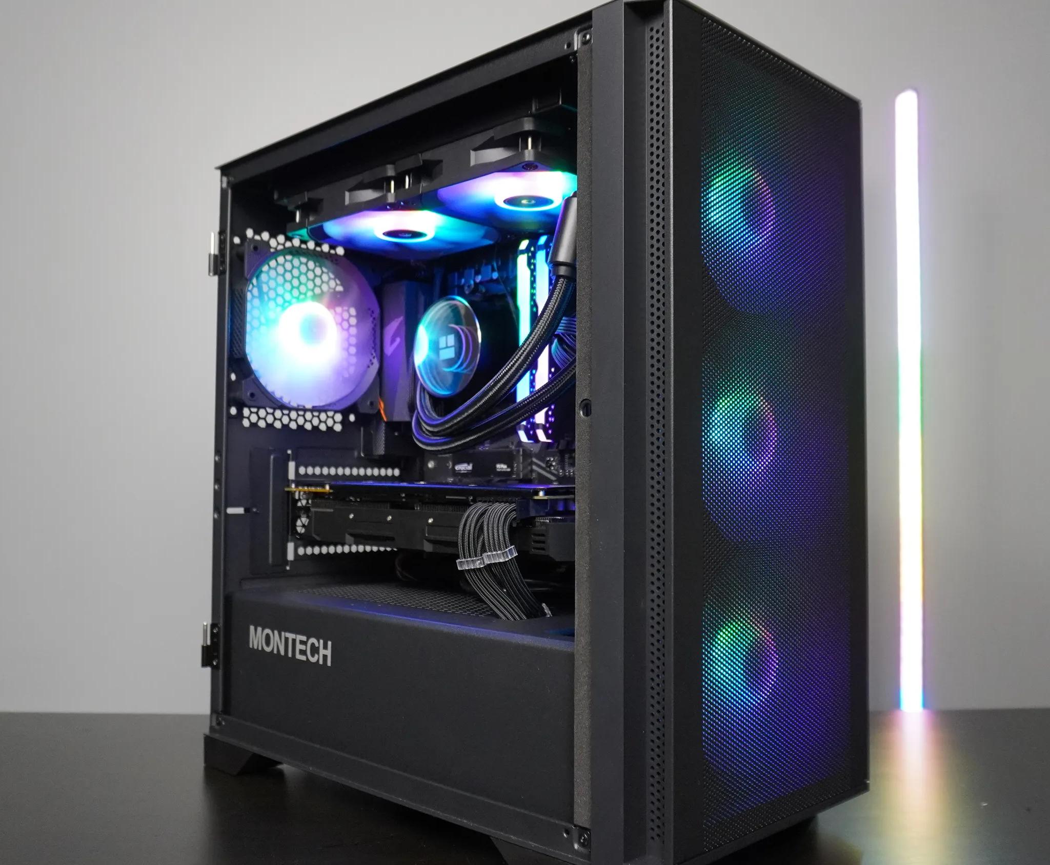 🖤Stealth🖤 1440p/1080p Perfect Value PC | 💚GTX 1080ti 11GB 🧡Ryzen 5 5600 | 16GB RAM  💪| 1TB NVME 🔥