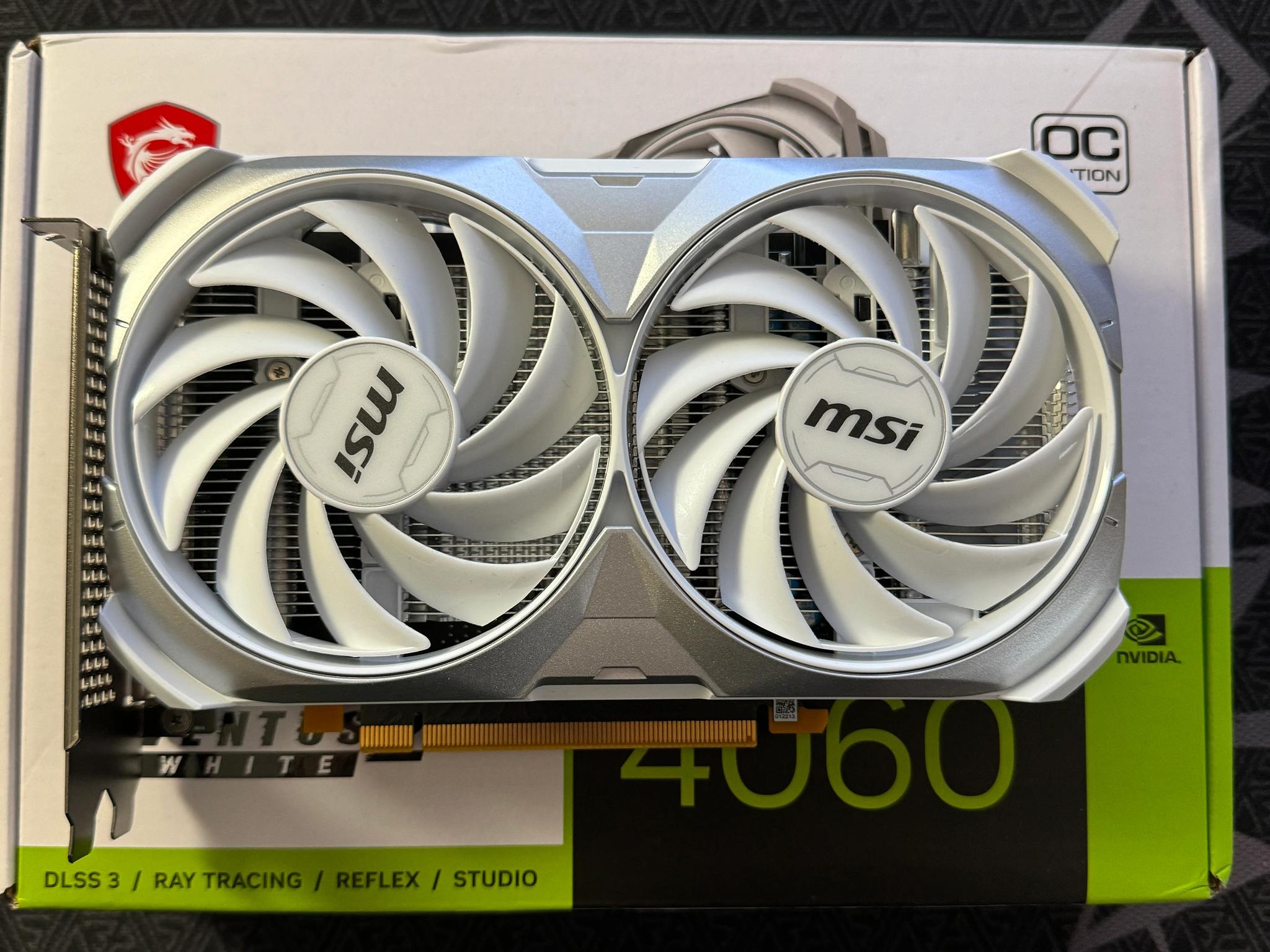 MSI Ventus 2x RTX 4060 - White