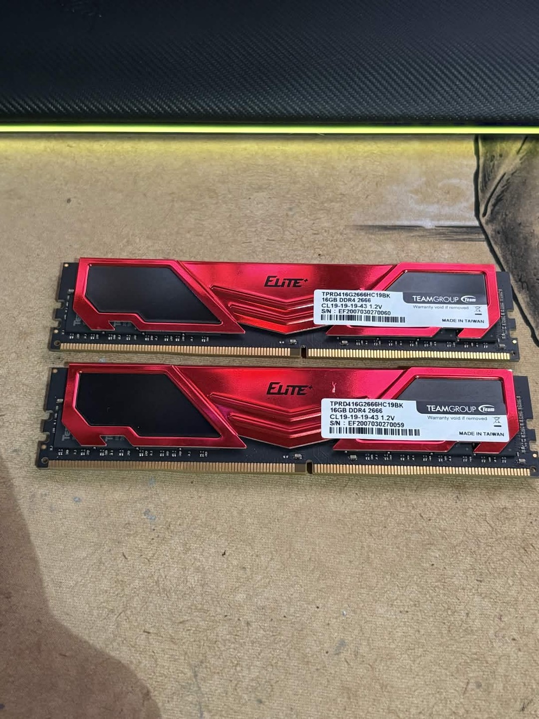 TeamGroup Elite 16 GB (2×8 GB) DDR4-2666 MHz | Jawa