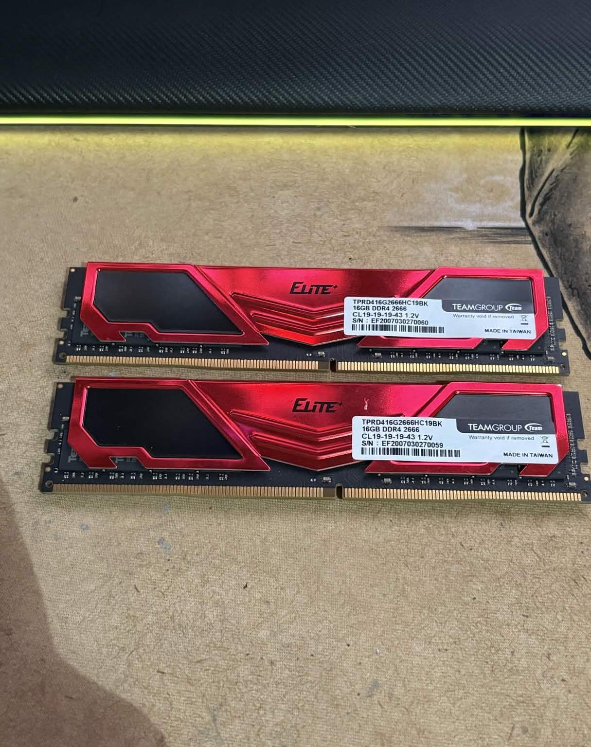 TeamGroup Elite 16 GB (2×8 GB) DDR4-2666 MHz