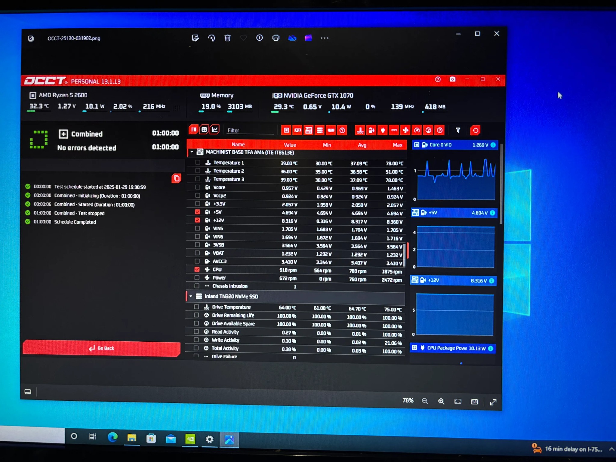 White and Black Gaming PC