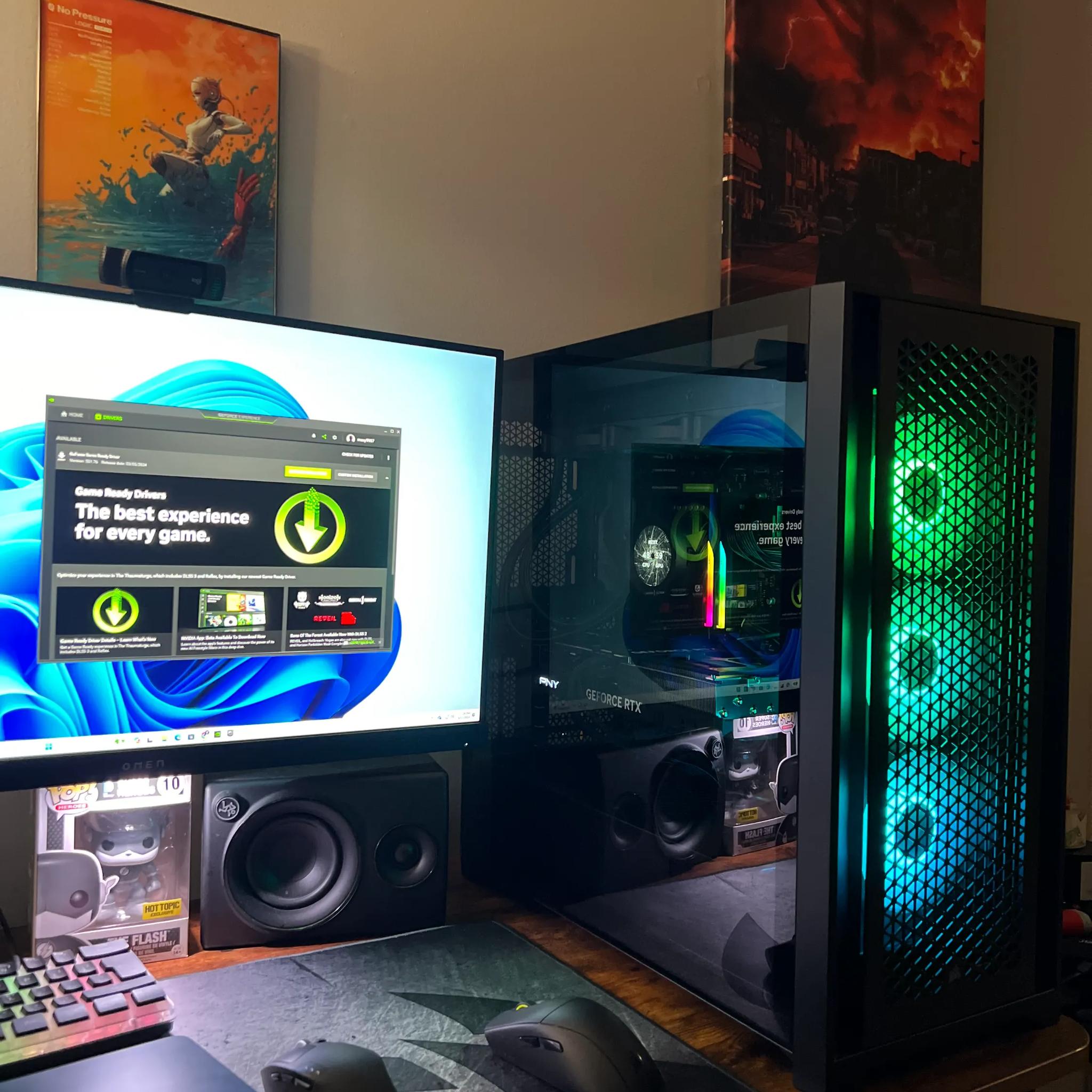 Intel i7-14700K, 4070TI Super, 32GB Ram Gaming PC