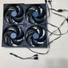 Ice Giant Modified Arctic P12 PWM Fans 120mm - 2300rpm - 4 PACK - READ DESC.