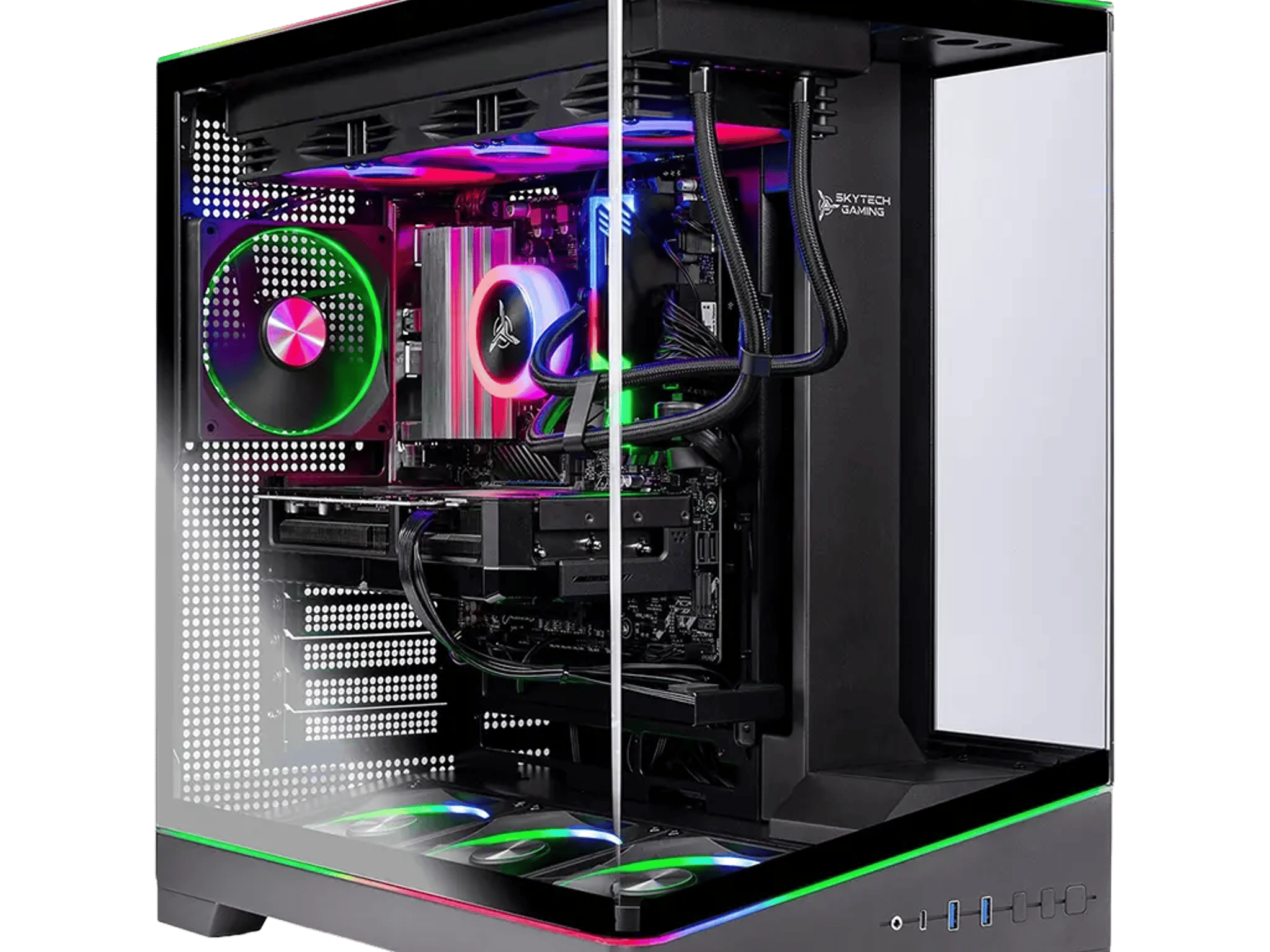 NEW & MUST GO SKYTECH HARPY Gaming PC | RX 9070XT | 32GB RGB RAM | 1TB SSD | AMD 9800X3D | Win 11