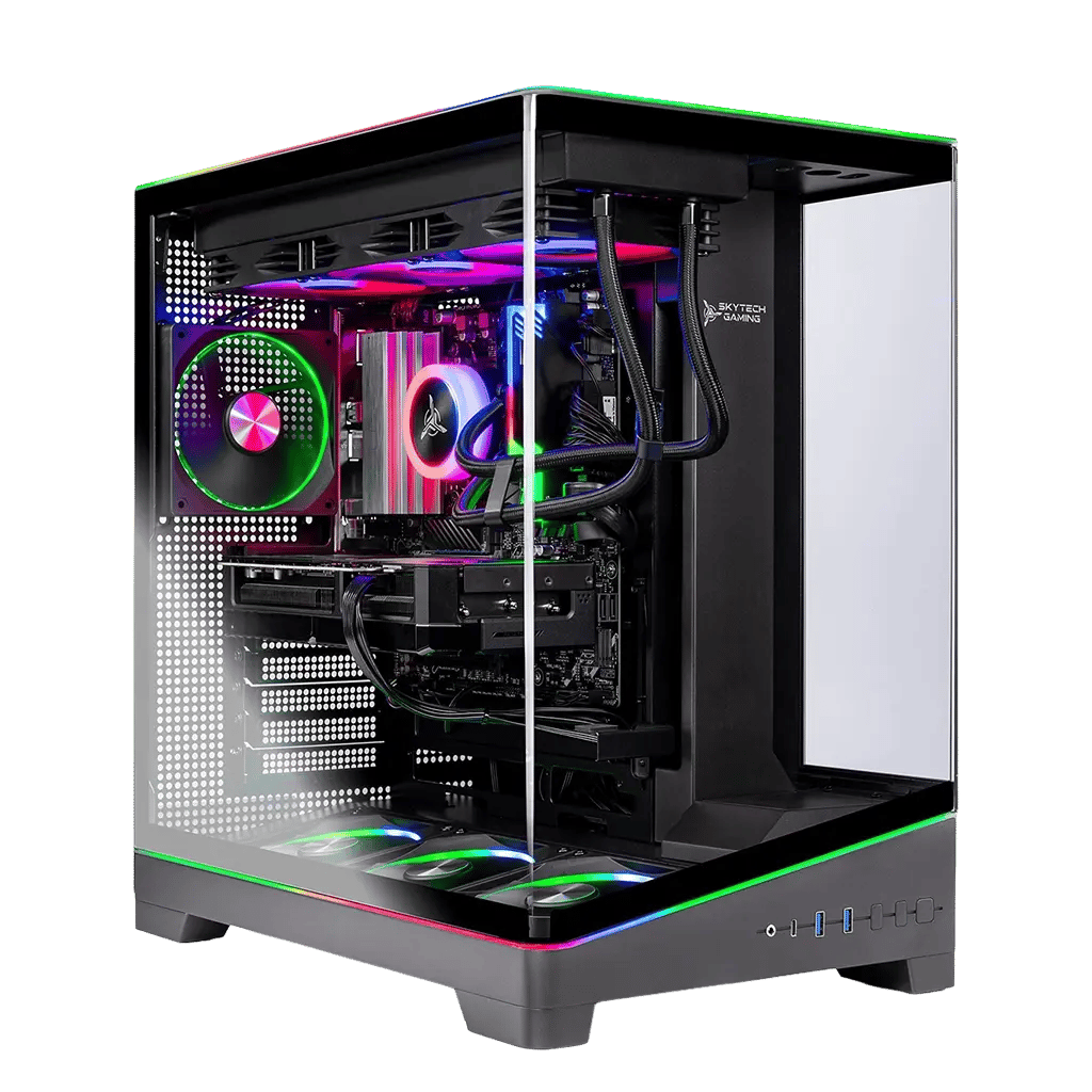 NEW & MUST GO SKYTECH HARPY Gaming PC | RX 9070XT | 32GB RGB RAM | 1TB SSD | AMD 9800X3D | Win 11