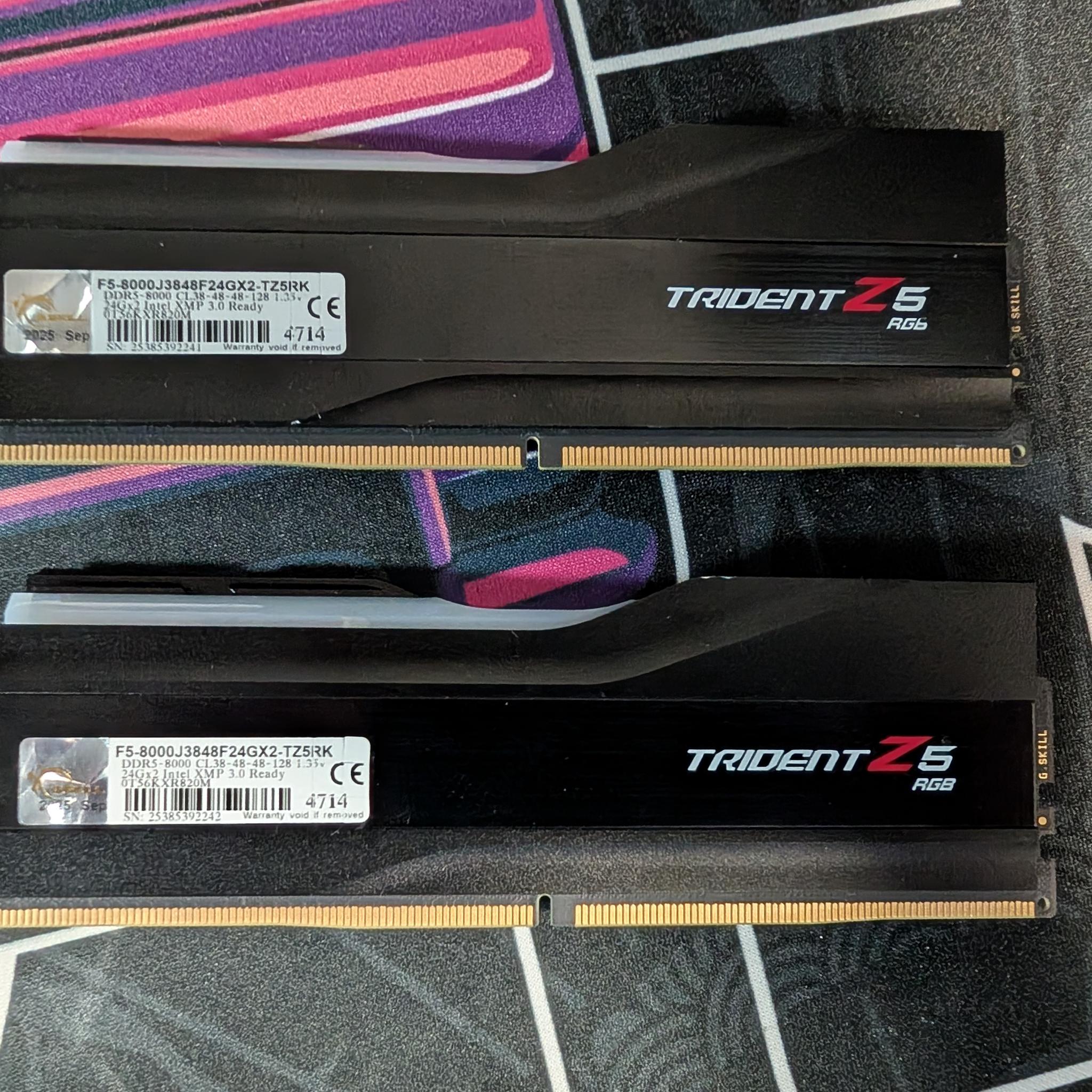 G.Skill Trident Z5 RGB 48GB (2x24GB) DDR5 8000MHz RAM