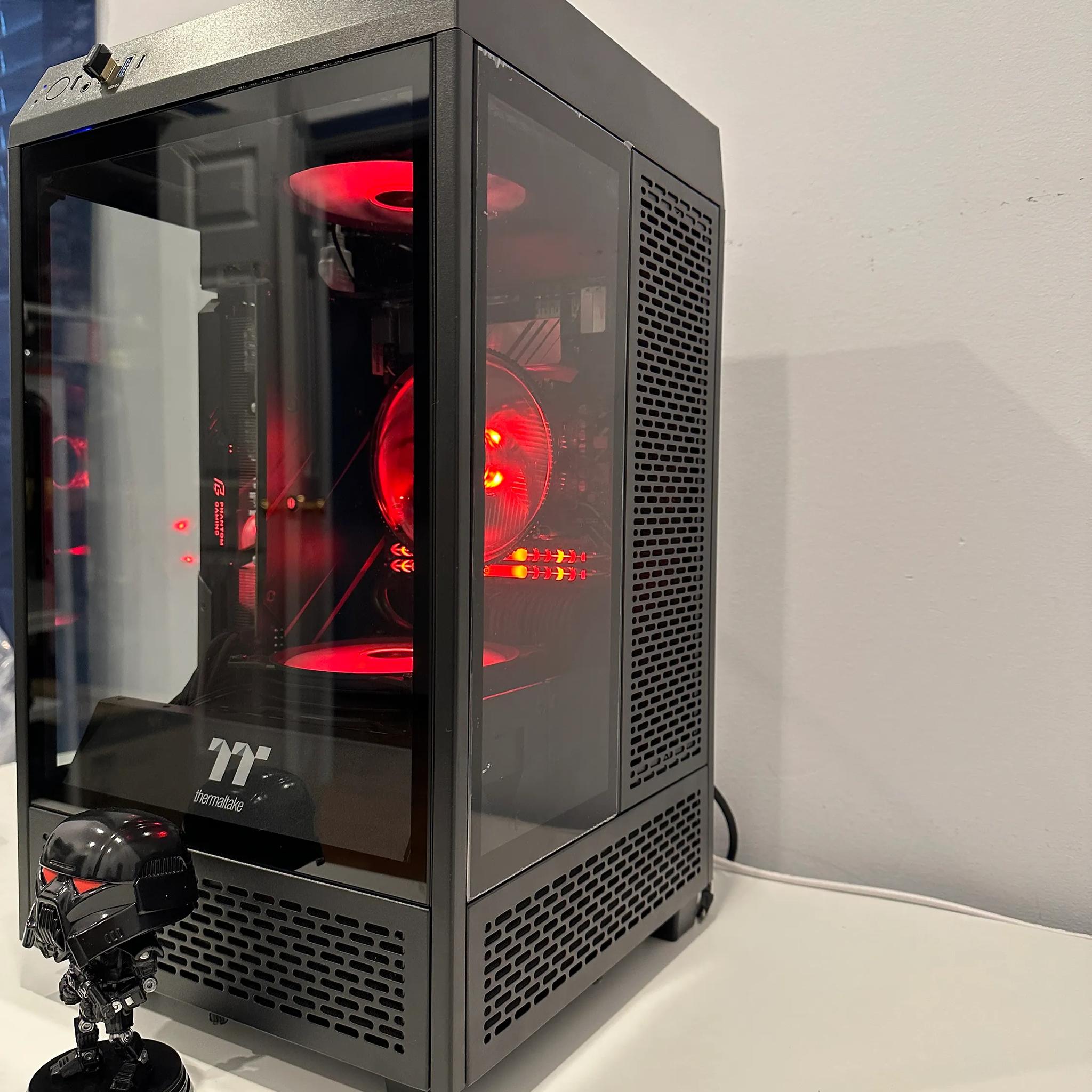 🔴🤖⚔️Red Empire🔴🤖⚔️-Gaming PC-Intel i5 12400 6Cores-AMD RX 5700 XT 8GB-16GB DDR4 -1TB NVME