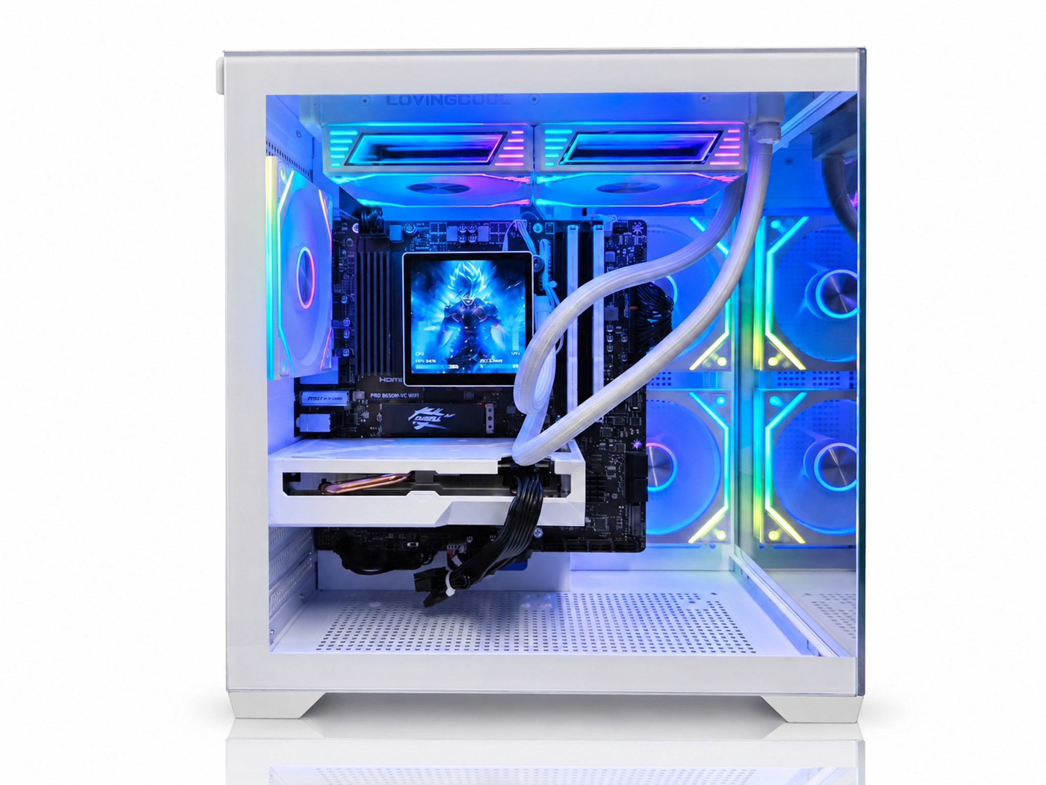 RTX 4060 Gaming PC | Ryzen 5 5500 | 16GB RAM | 1TB NVMe | CUBEX 4" LCD AIO