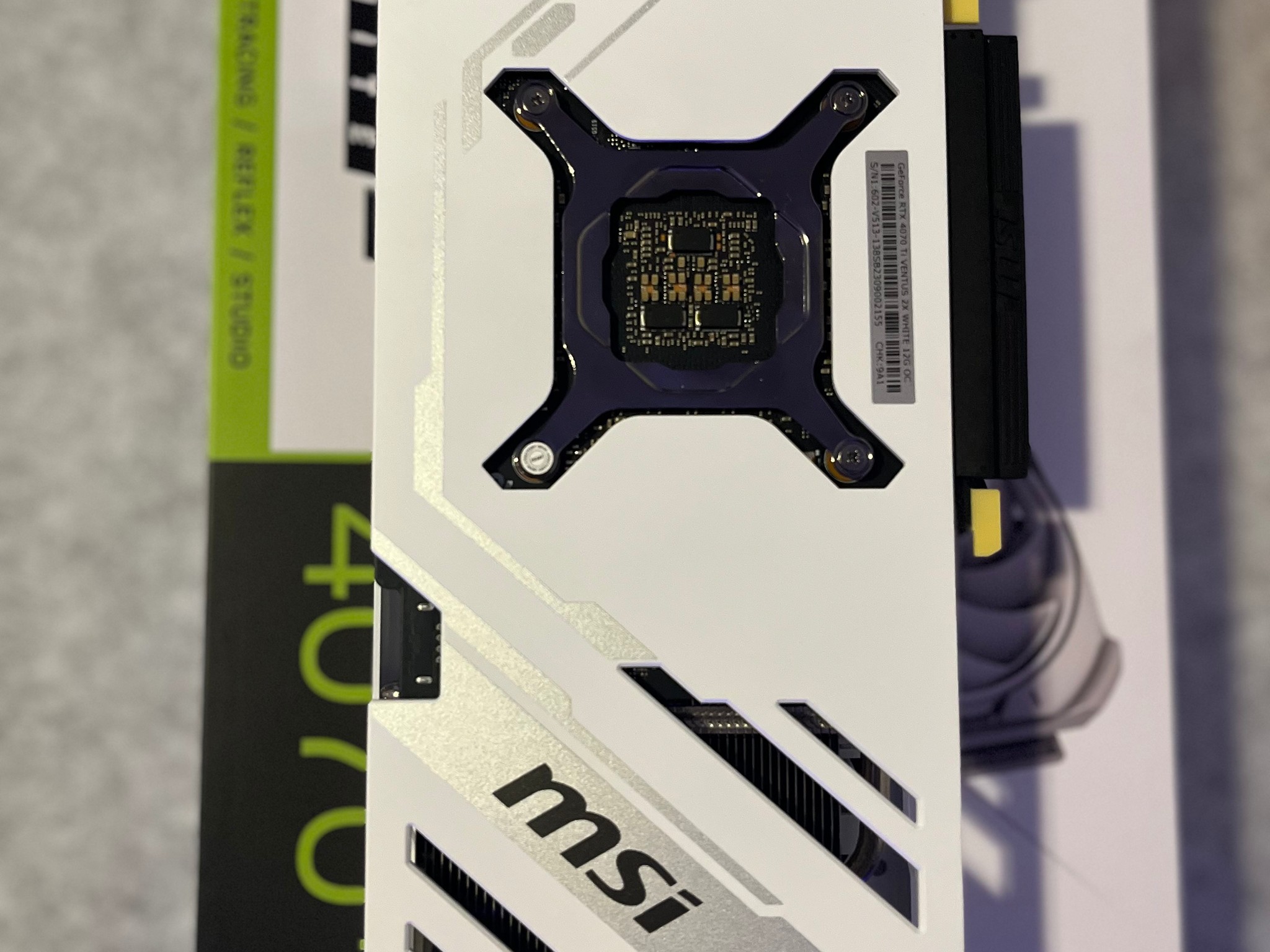 **FREE SHIPPING** MSI - GEFORCE RTX 4070 TI VENTUS 2X OC 12GB GDDR6X WHITE - GREAT CONDITION