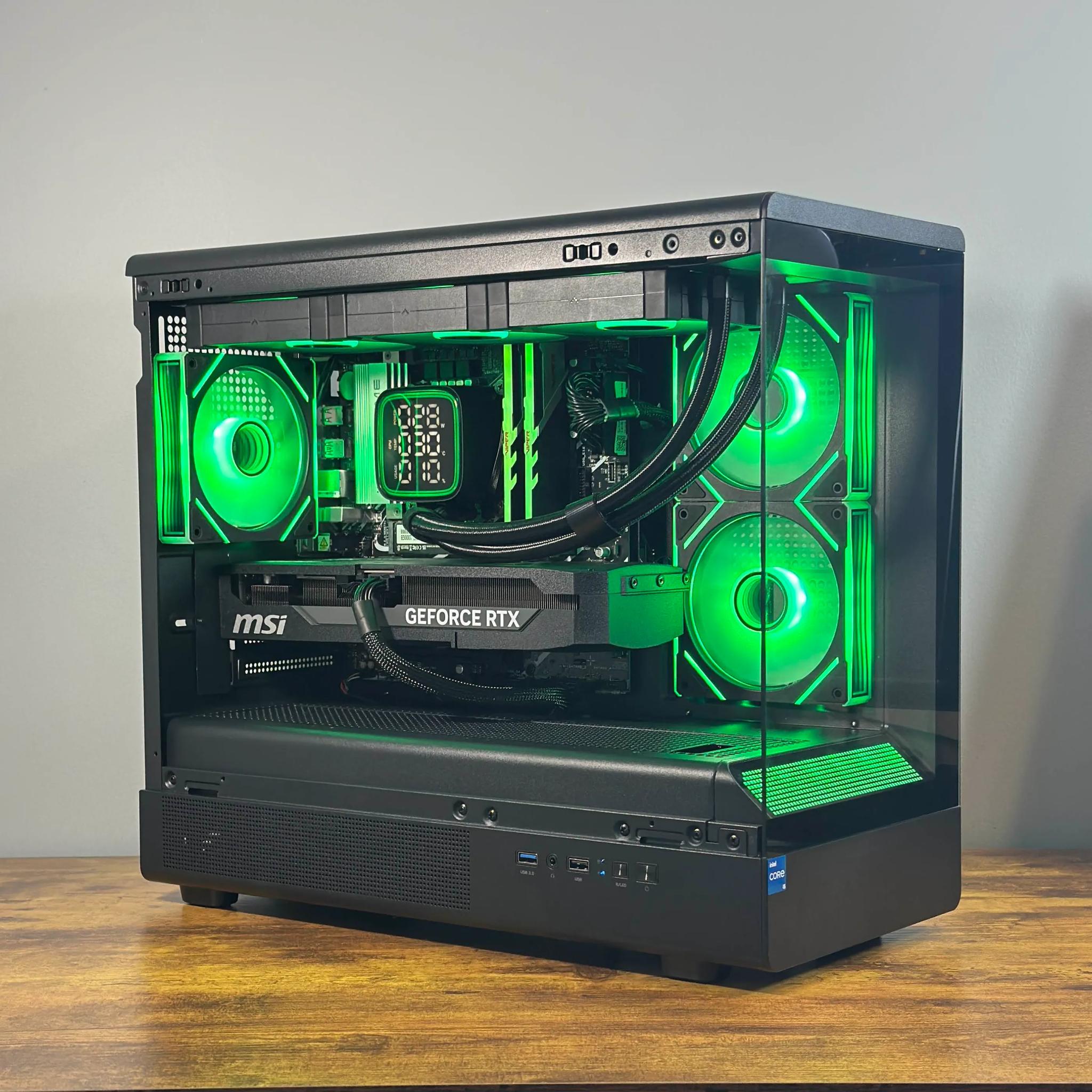 RTX 5070 12GB | Intel i5 14400F | 32GB DDR5 | 1TB SSD | Win11 | WIFI+BT | 1440P/4K Gaming PC