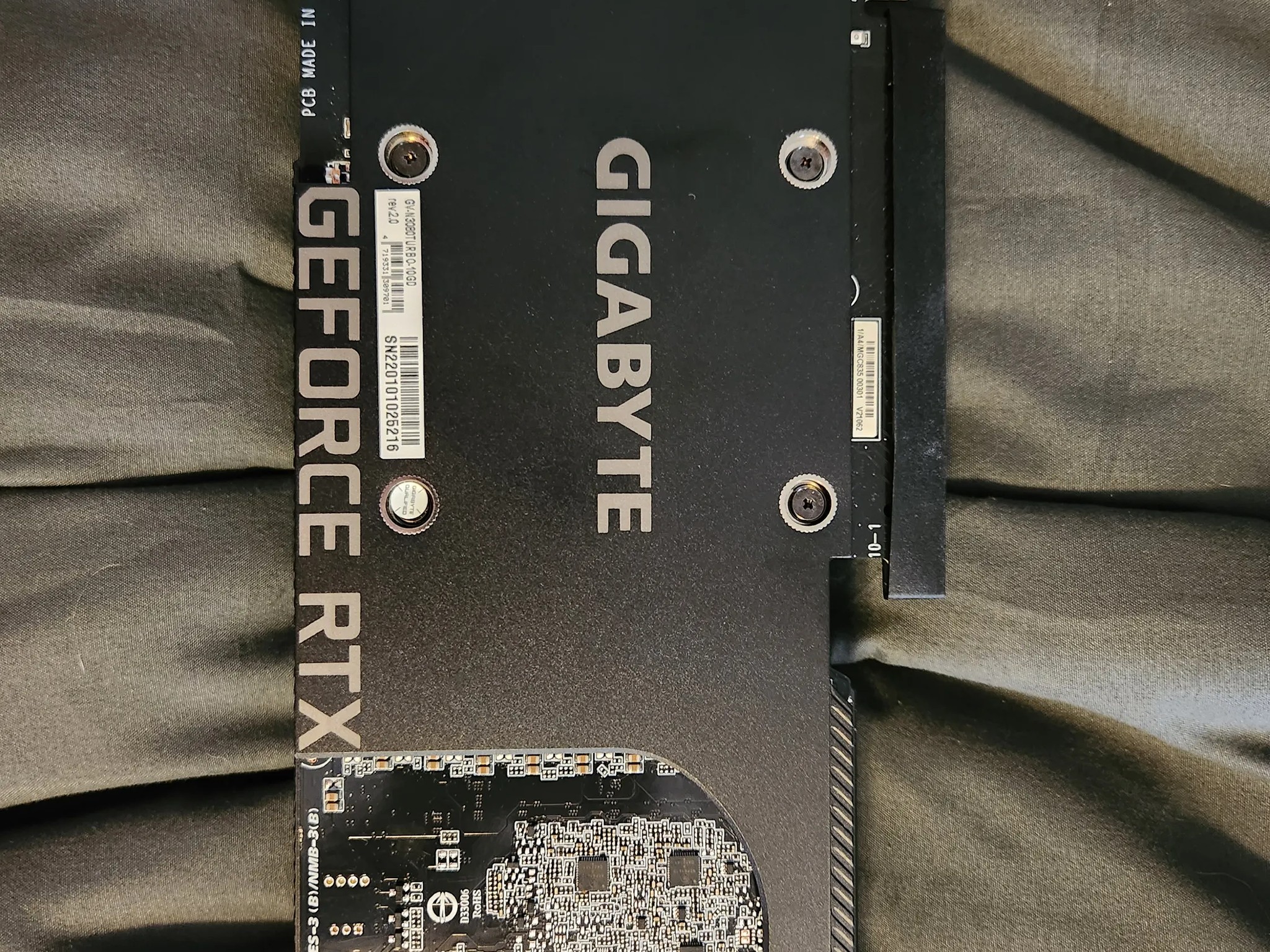 Gigabyte GeForce RTX™ 3080 Turbo LHR 10G (BG-3080010-GB4)