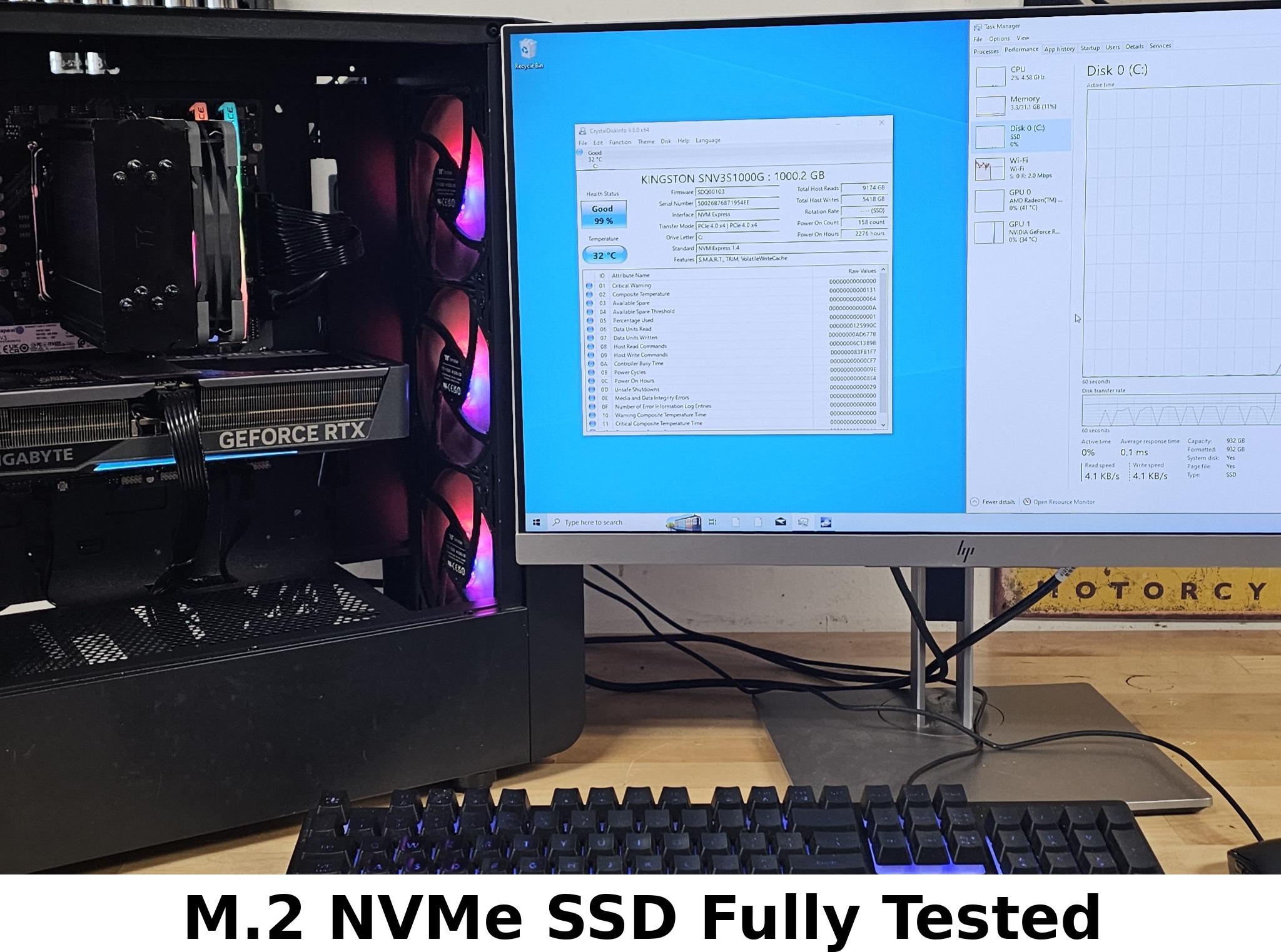 1TB NVMe M.2 SSD Kingston