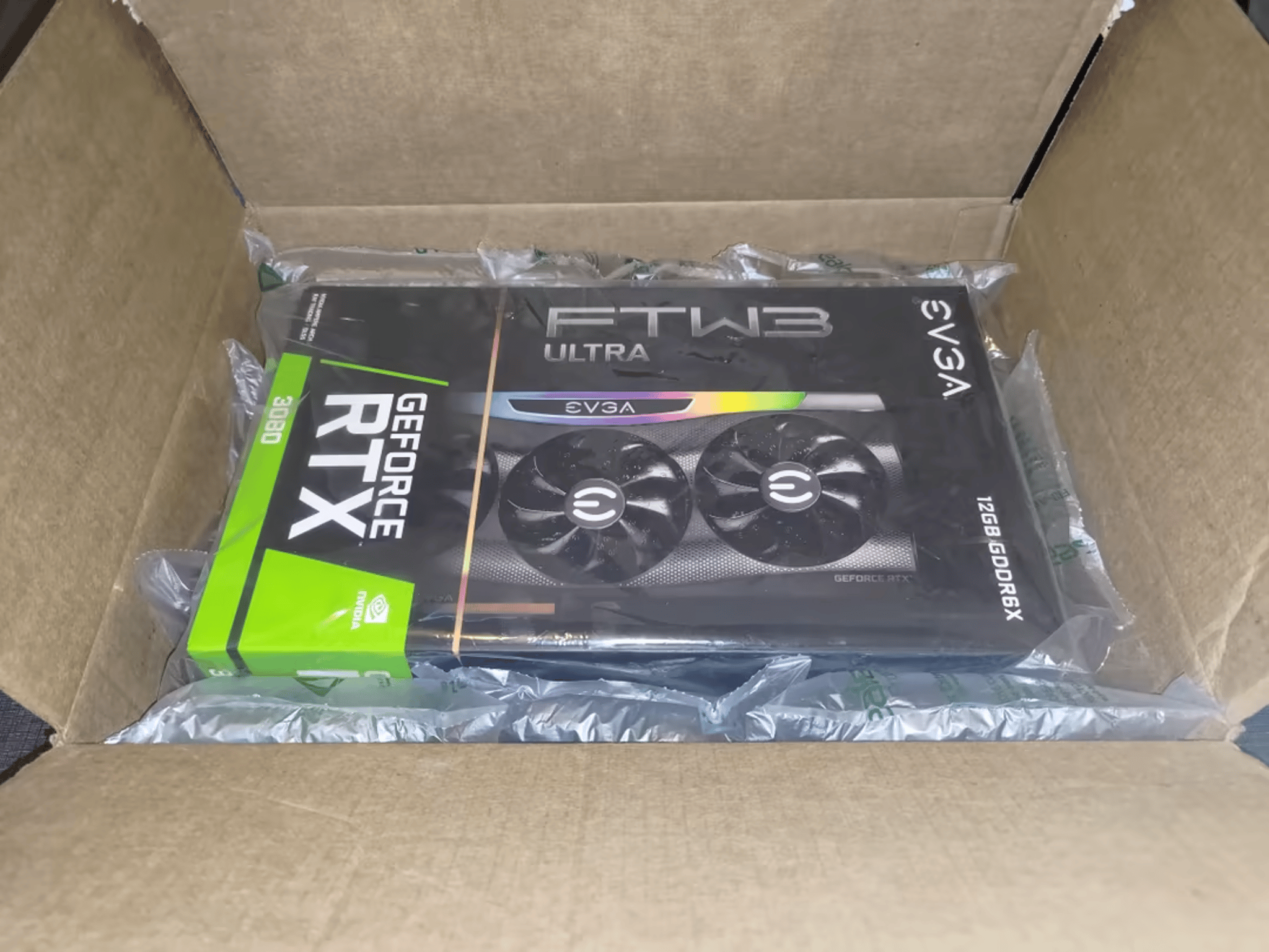 New EVGA FTW3 Ultra Gaming 3080 12GB