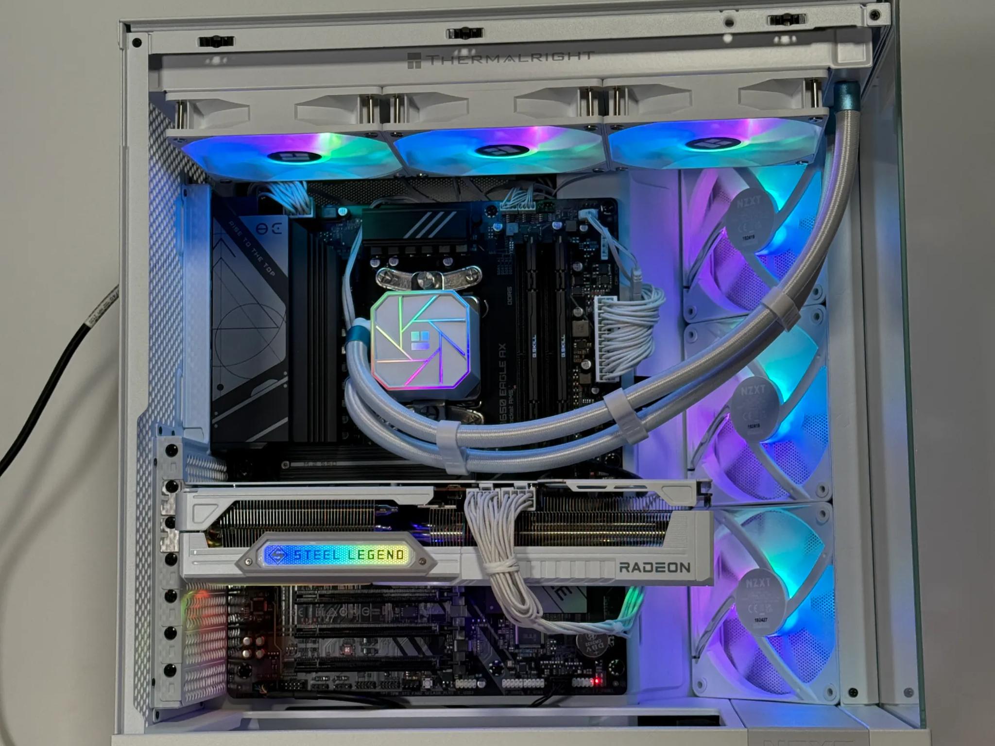 RX 9070XT STEEL LEGEND Ryzen 7 7800x3d Gaming PC