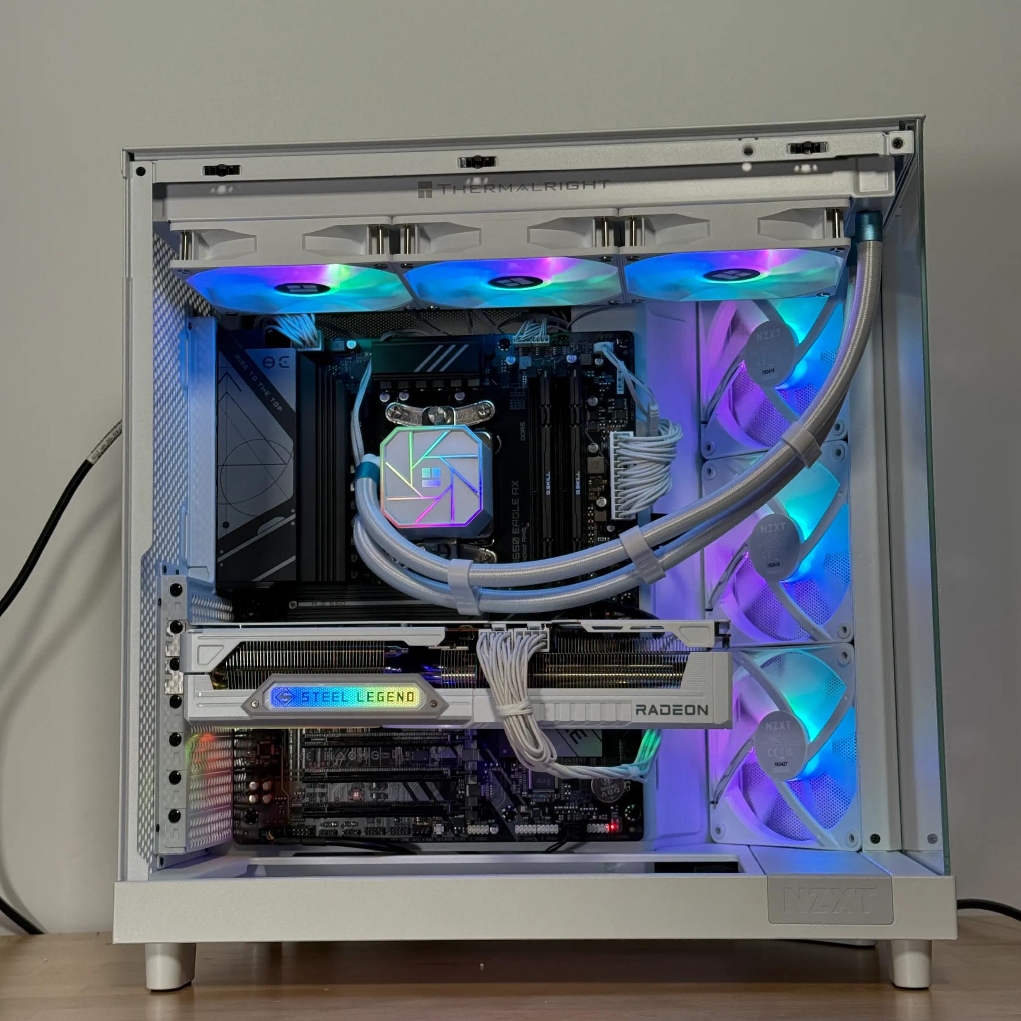 RX 9070XT STEEL LEGEND Ryzen 7 7800x3d Gaming PC