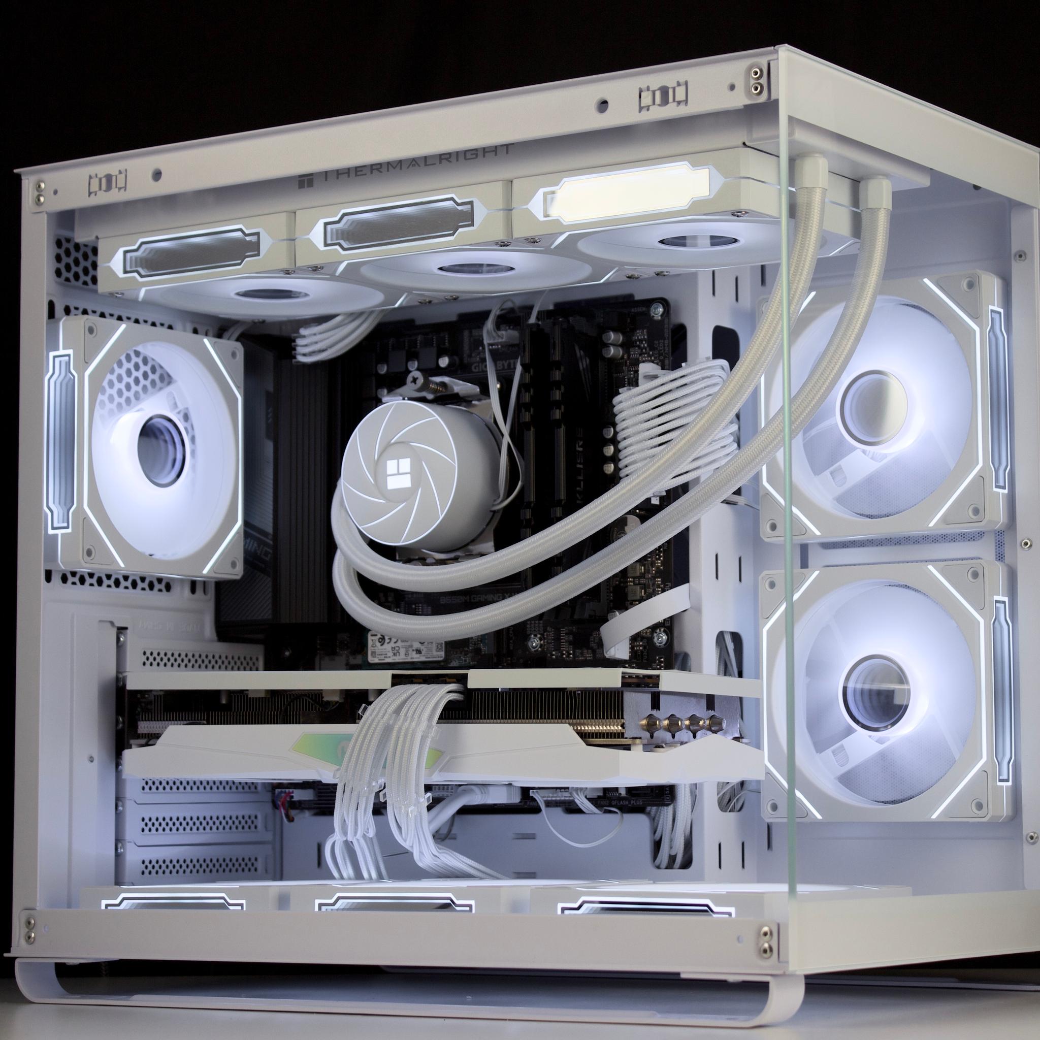 ❄️💎- Whiteout 1440P Gaming PC | RTX 3080, Ryzen 7 5700X, 32GB RAM, 1TB NVMe SSD ❄️💎