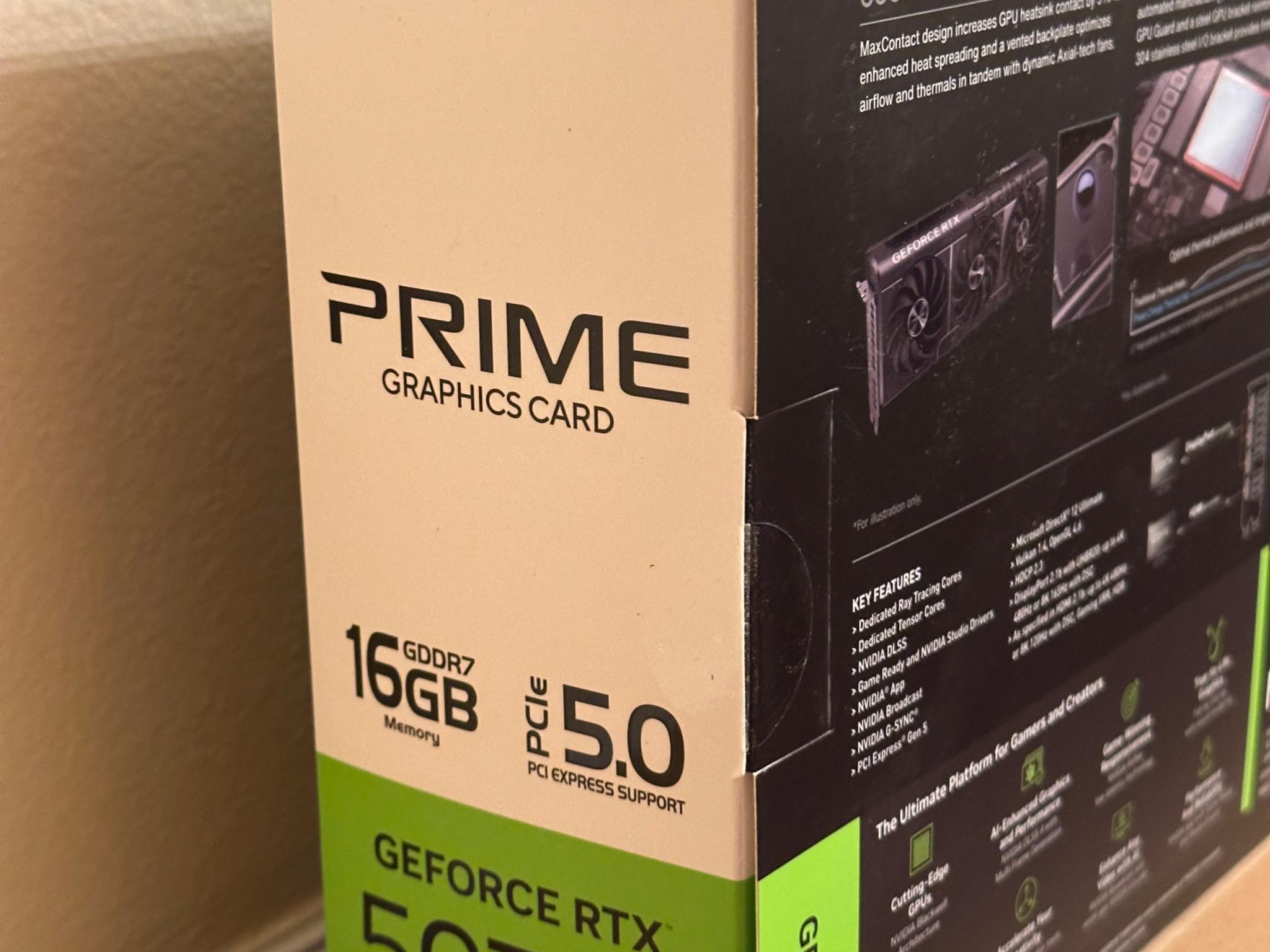 BNIB Asus RTX 5070 ti Prime 16GB