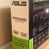 BNIB Asus RTX 5070 ti Prime 16GB