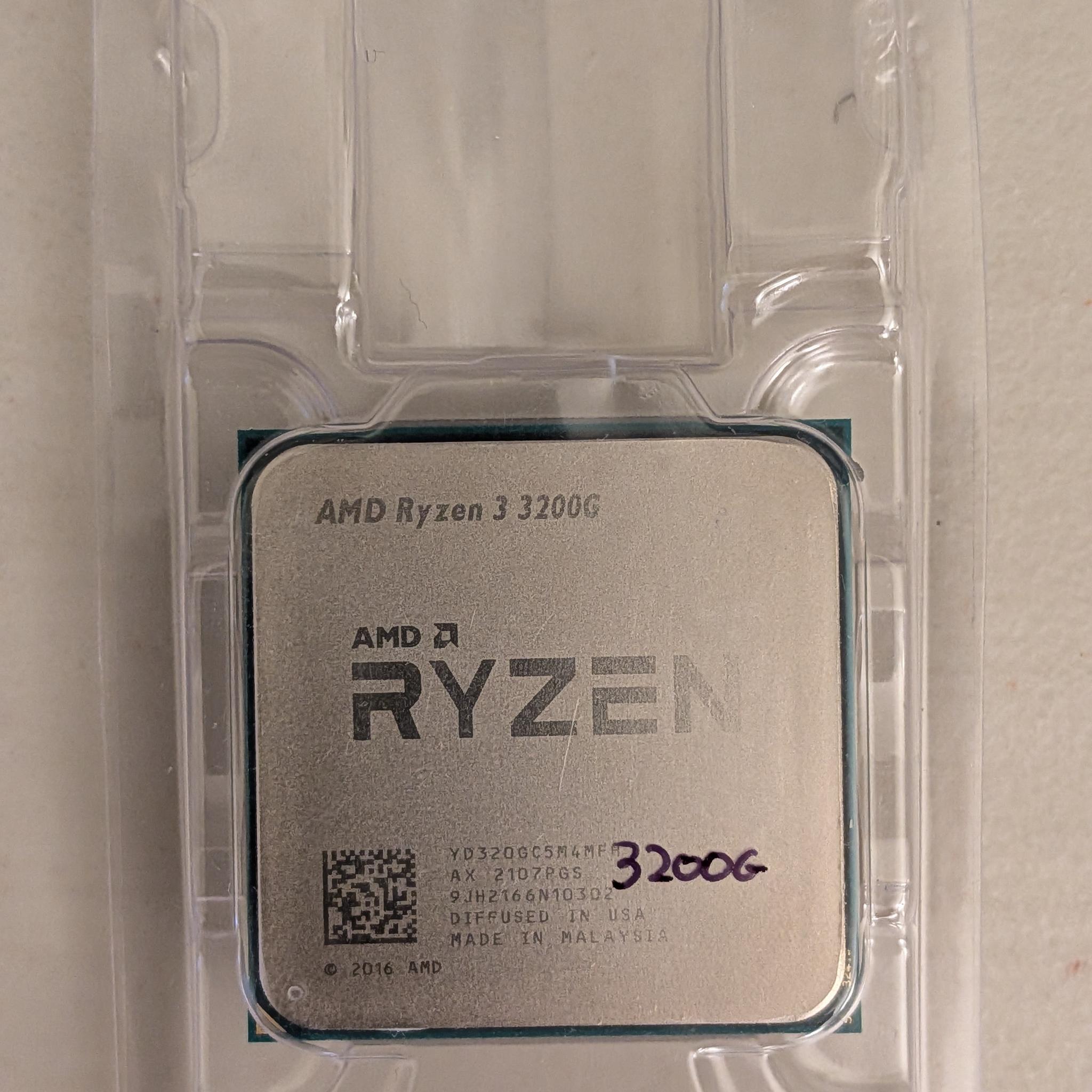 🏻 AMD Ryzen 3 3200G Quad-Core Processor with Radeon Vega 8 Graphics | Fully Tested