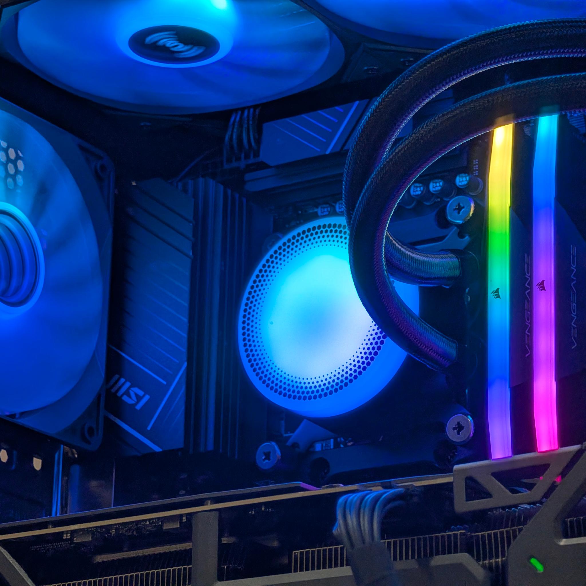 🌈🖤Ryzen 7 7700x | RTX 5070 | 32GB DDR5 | 2TB SSD | Gaming PC🖤🌈