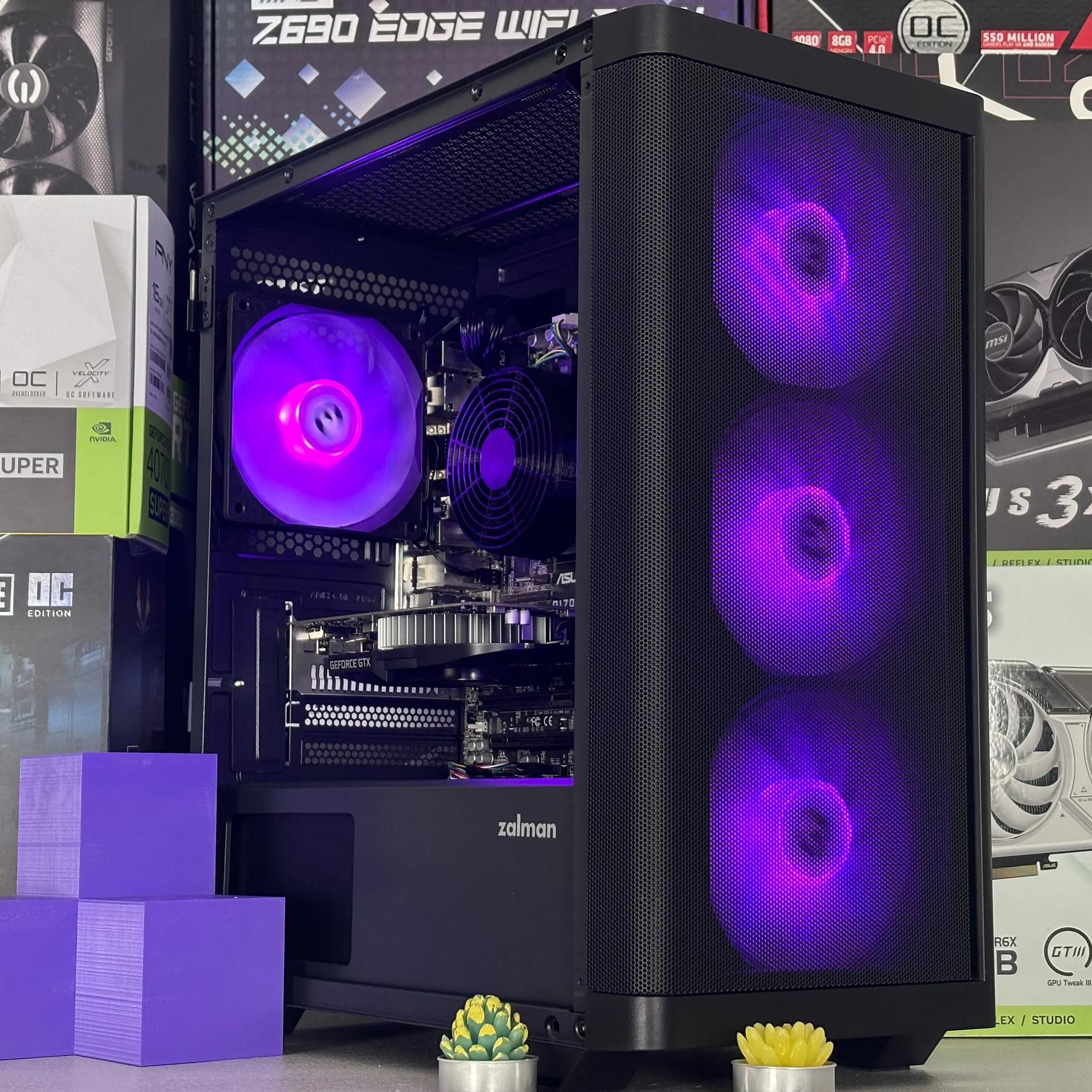 ⚫⚪| GTX 1650 4GB | INTEL i5 6600 | 16GB DDR4 RAM | 1TB NVME SSD | Silver Bullet |