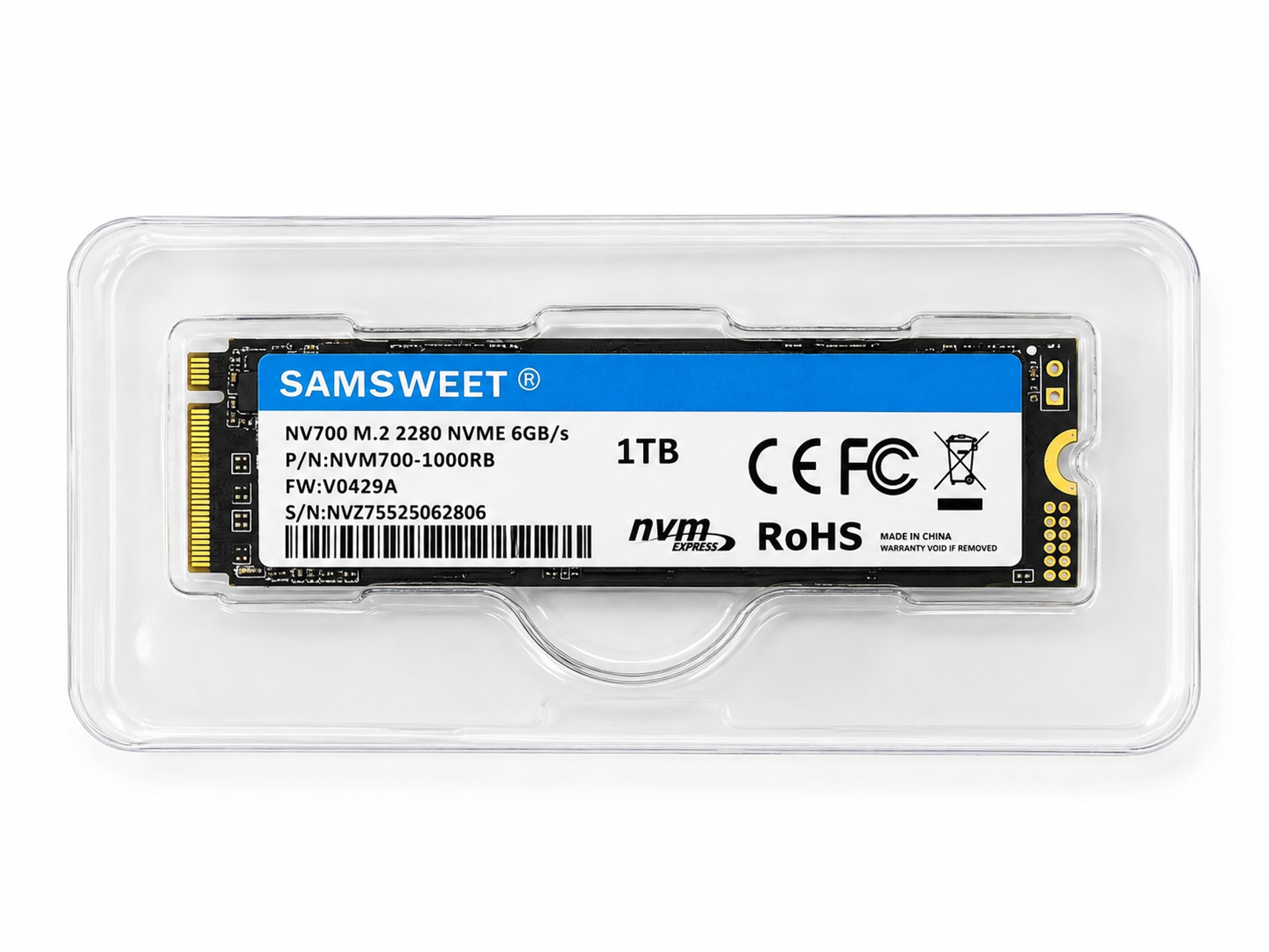 1TB M.2 NVME Samsweet SSD