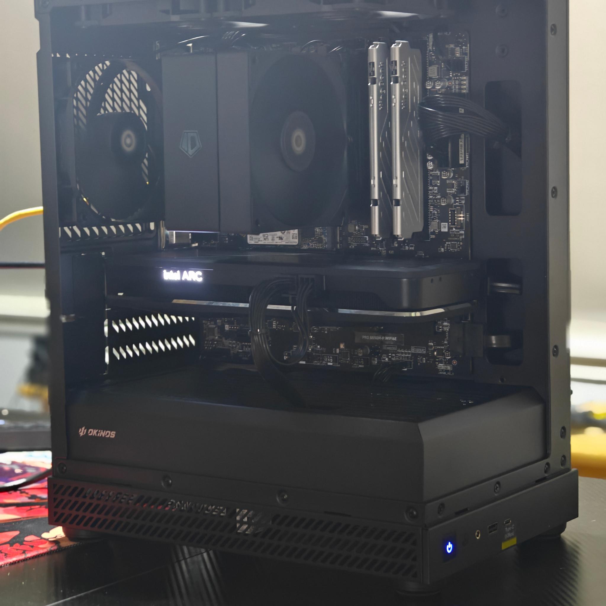 GAMING PC|AMD RYZEN5 5500|INTEL ARC A750 8GB|32GB DDR4 3200|1.5TB NVME SATA SSD|WINDOWS 11 HOME