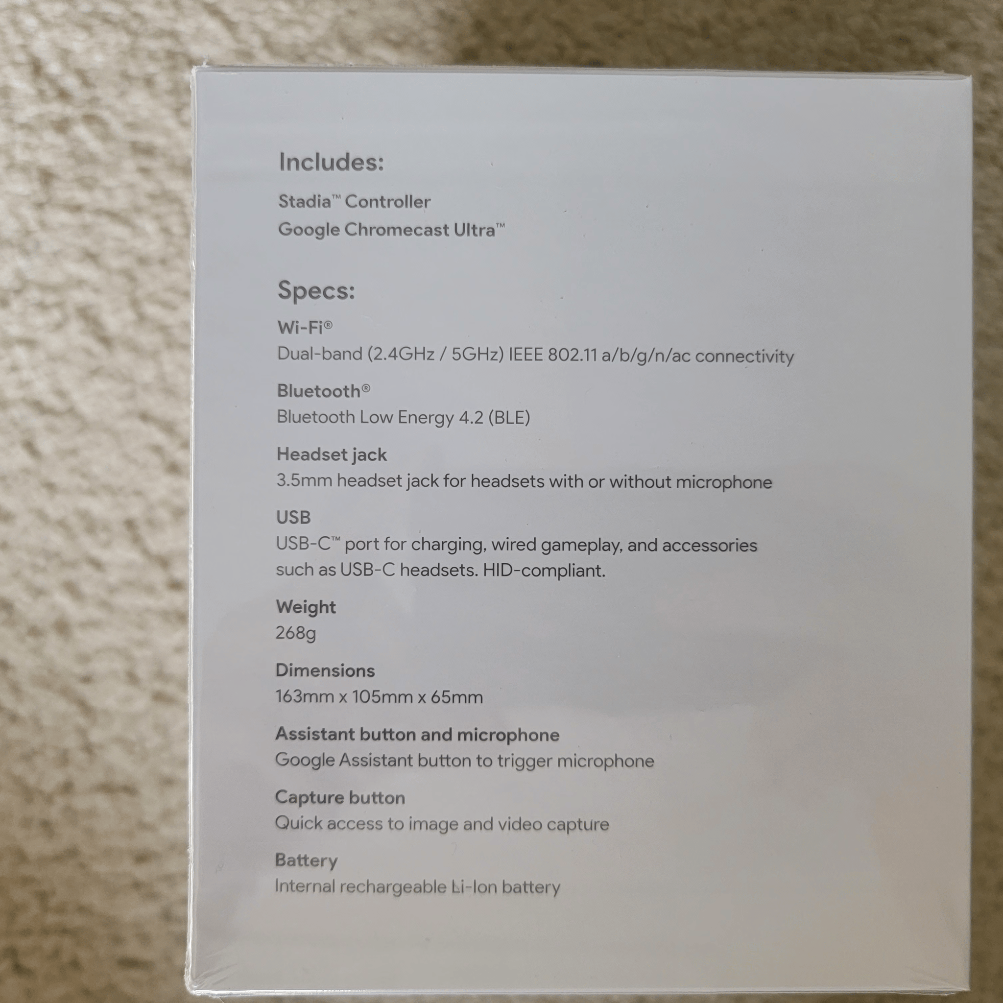 Google Stadia Premiere Edition Clearly White Brand New Sealed With Controller + Chromecast Ultra