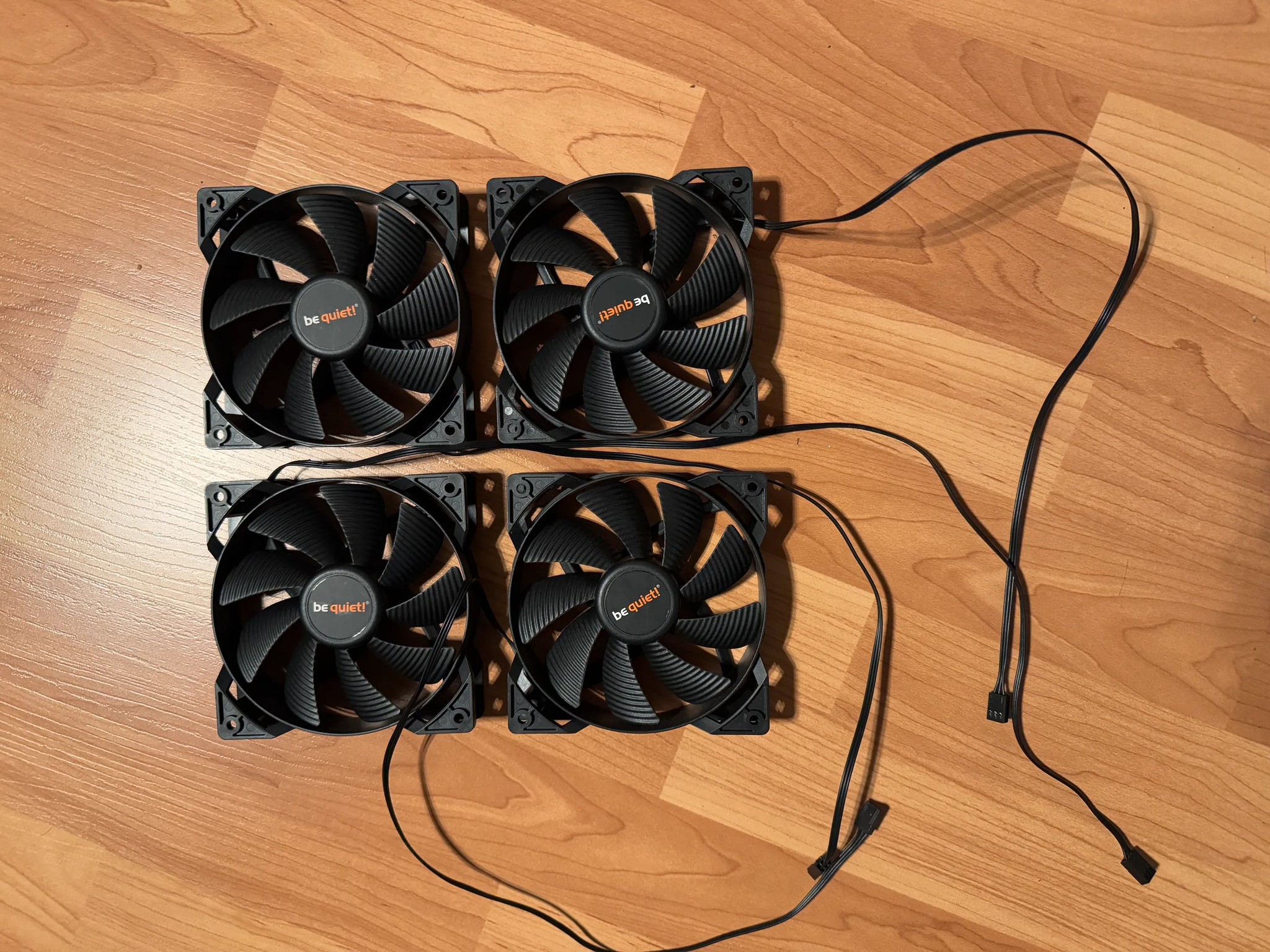 beQuiet! Pure Wings 2 120mm Low-Noise PWM Case Fans (4 fans)