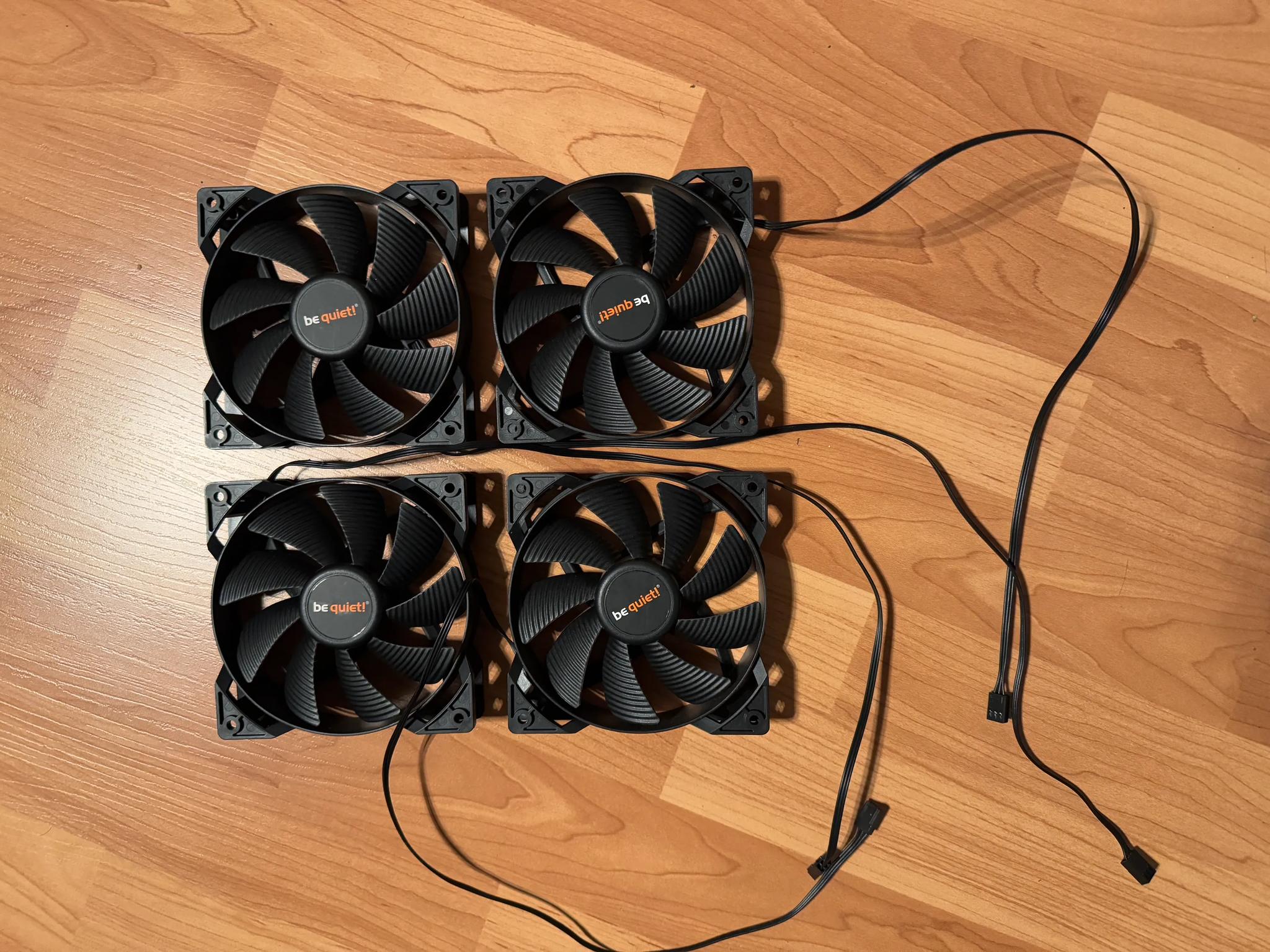 beQuiet! Pure Wings 2 120mm Low-Noise PWM Case Fans (4 fans)