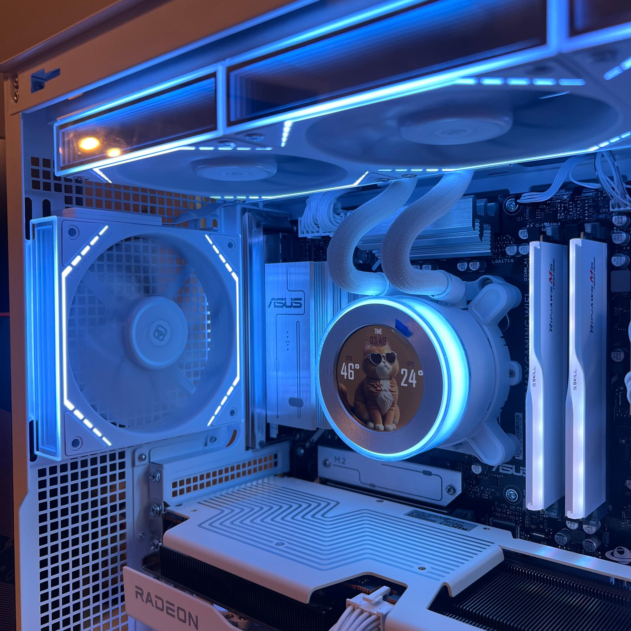 SALE! Glacier 🧊 | RYZEN 5 7600X | RX 9060XT 16GB | 32GB DDR5 | 2TB NVMe | 700W PSU |