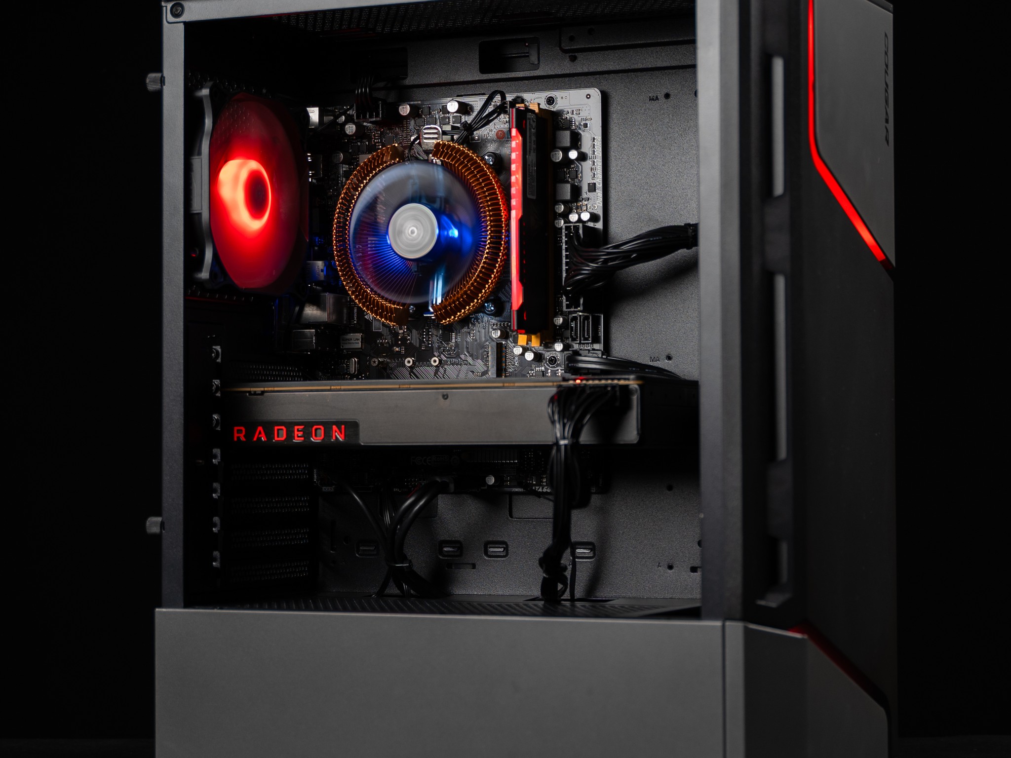 “VegaMight” Radeon Vega 64 Ryzen 5 16GB Windows 11 Pro 1TB Gaming PC Powerhouse