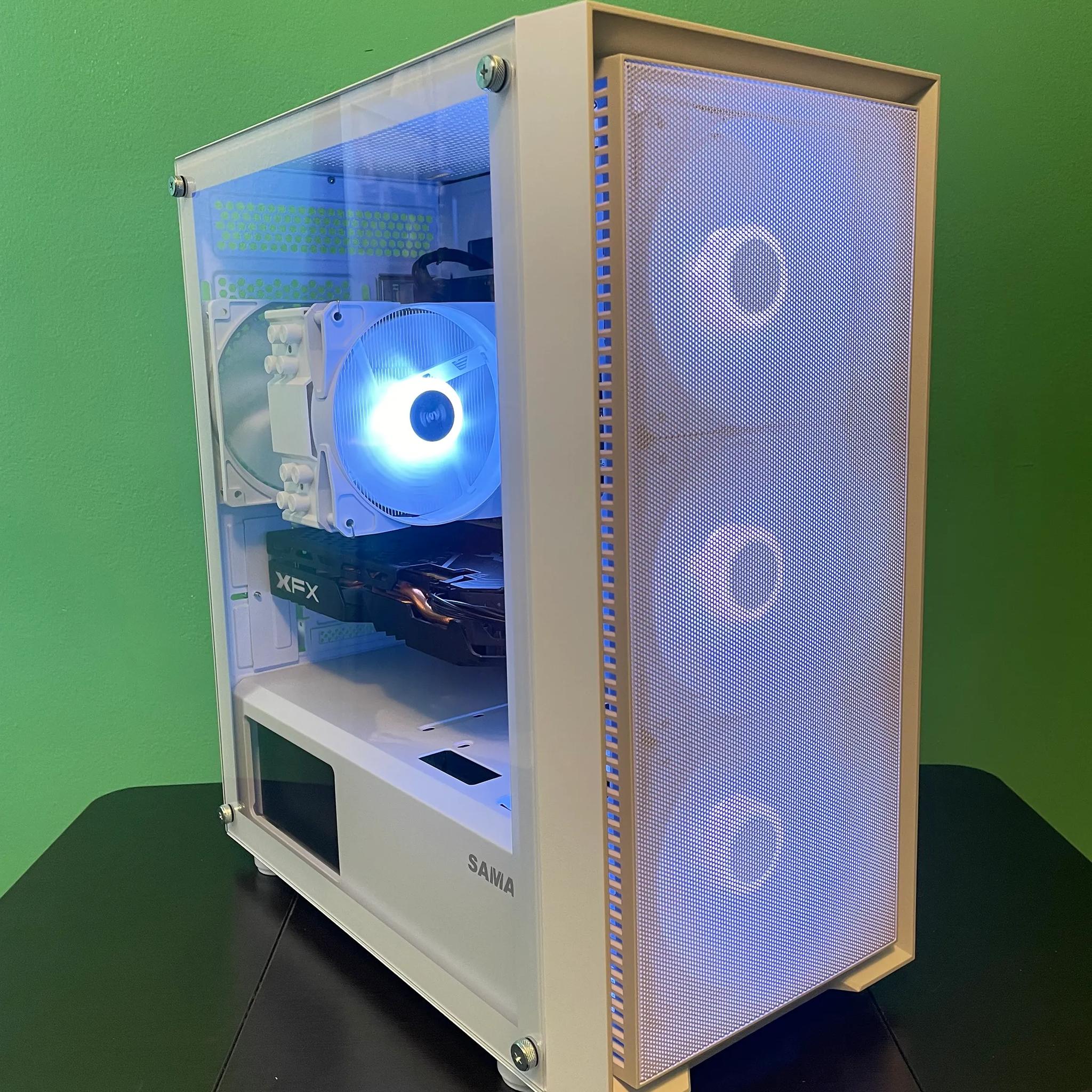 SLEEK Glass Gaming PC | Intel i5 / Nvidia GTX970 / 8GB / 600GB Win 10 Pro WiFi