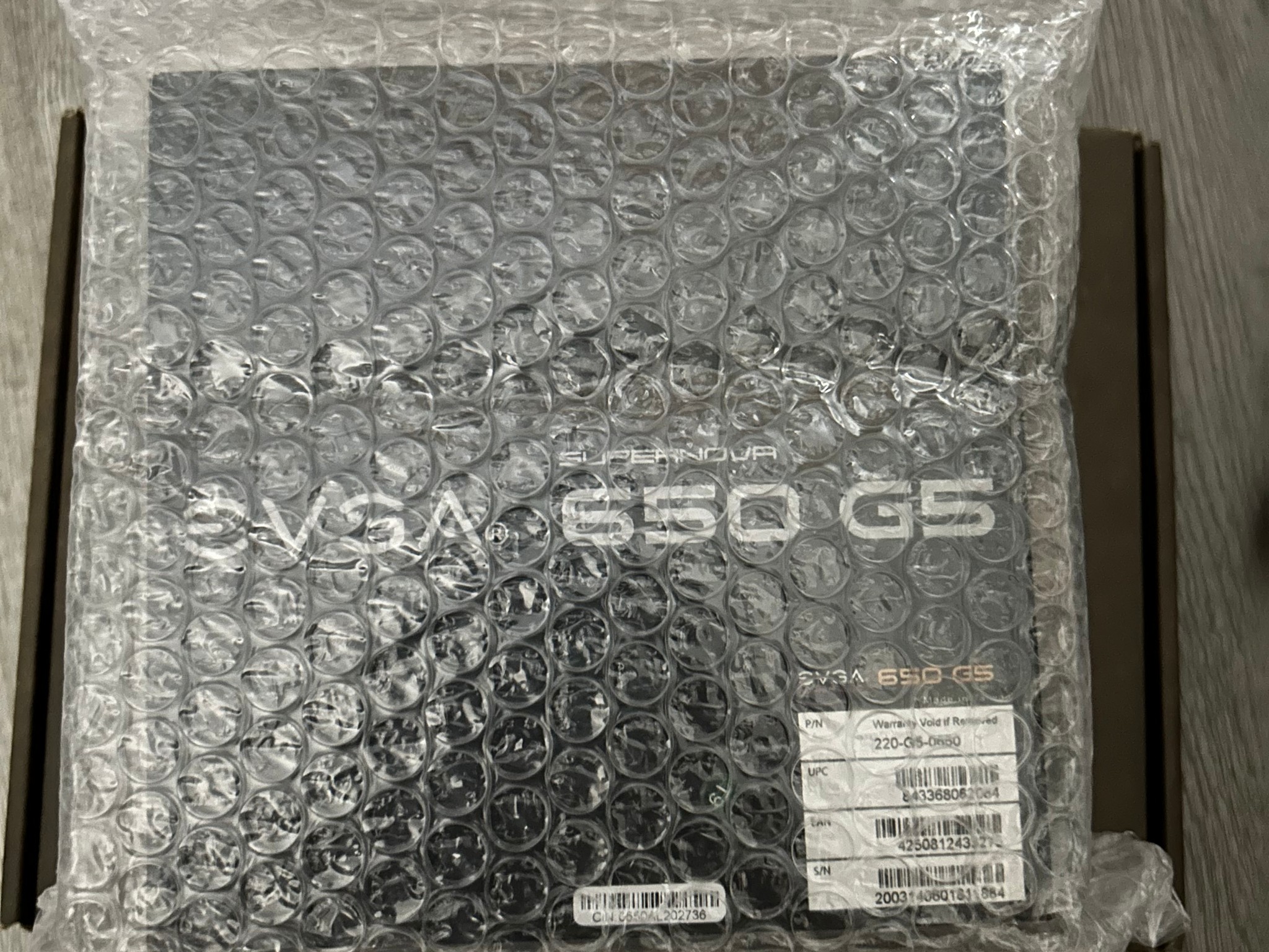 EVGA SupernovaG5 80 Gold 650W Fully Modular Power Supply