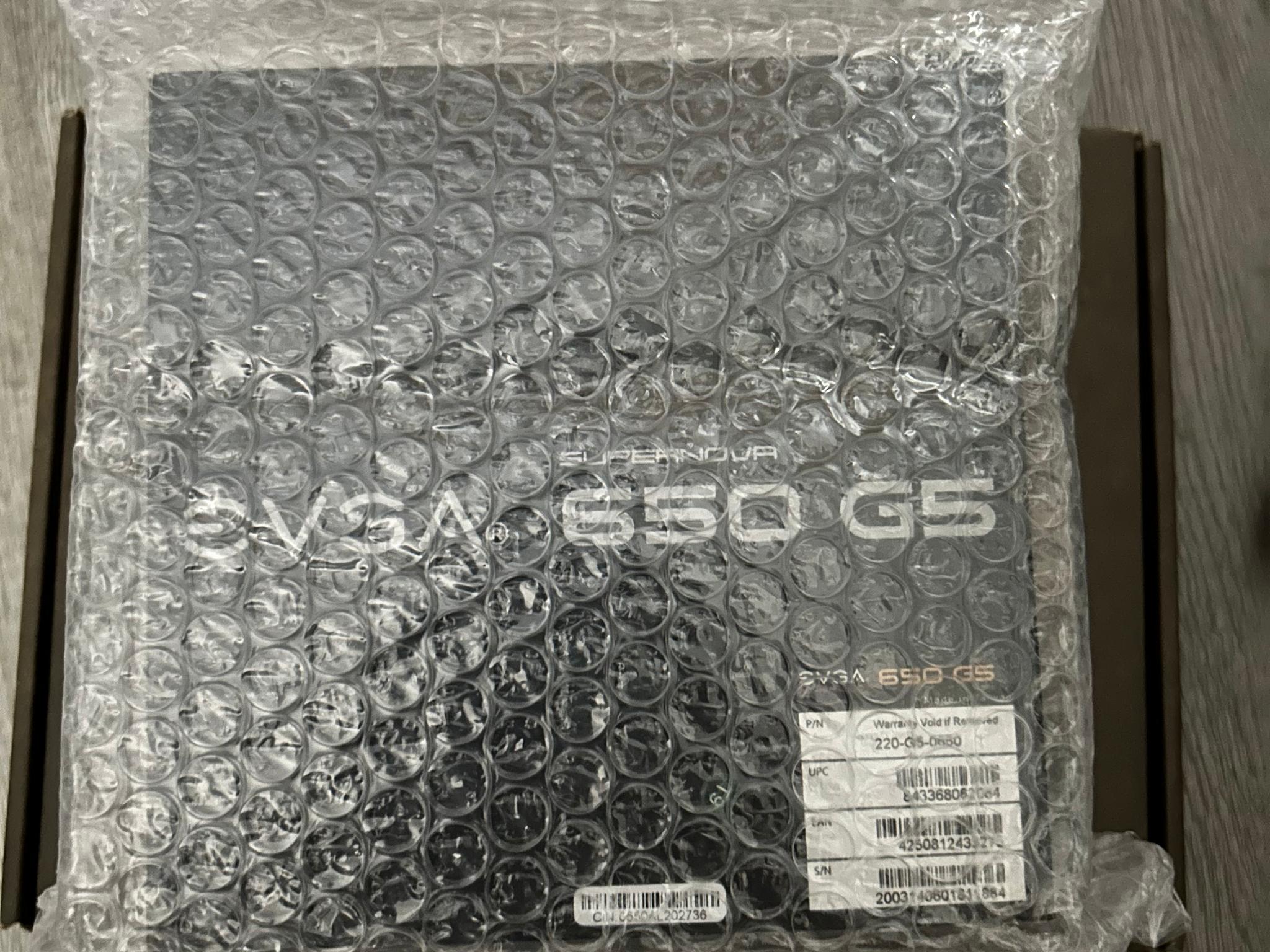 EVGA SupernovaG5 80 Gold 650W Fully Modular Power Supply
