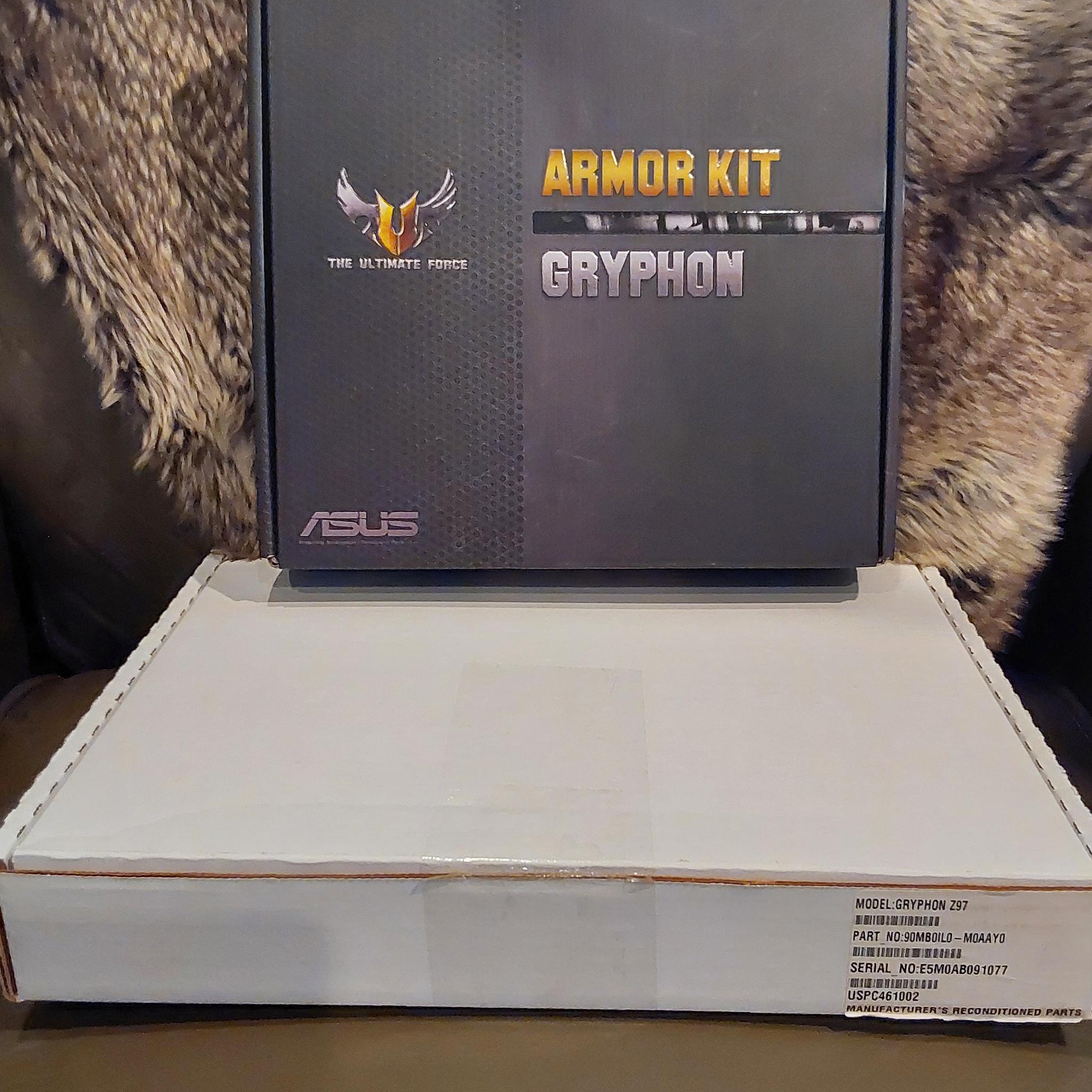 ASUS INTEL Z97 GRYPHON LGA1150 DDR3 mATX MOTHERBOARD WITH INCLUDED ASUS GRYPHON ARMOR KIT