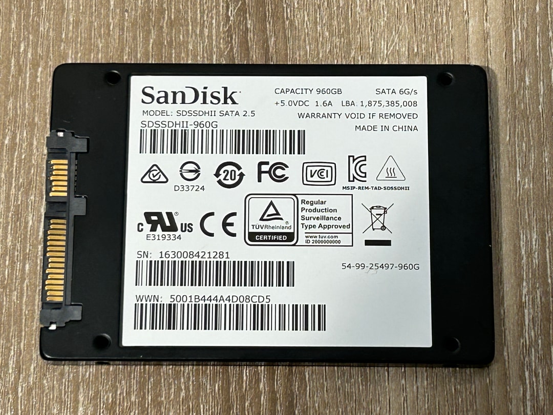 SANDISK ULTRA II SDSSDHII-960G SATA 2.5 960GB SSD SOLID STATE