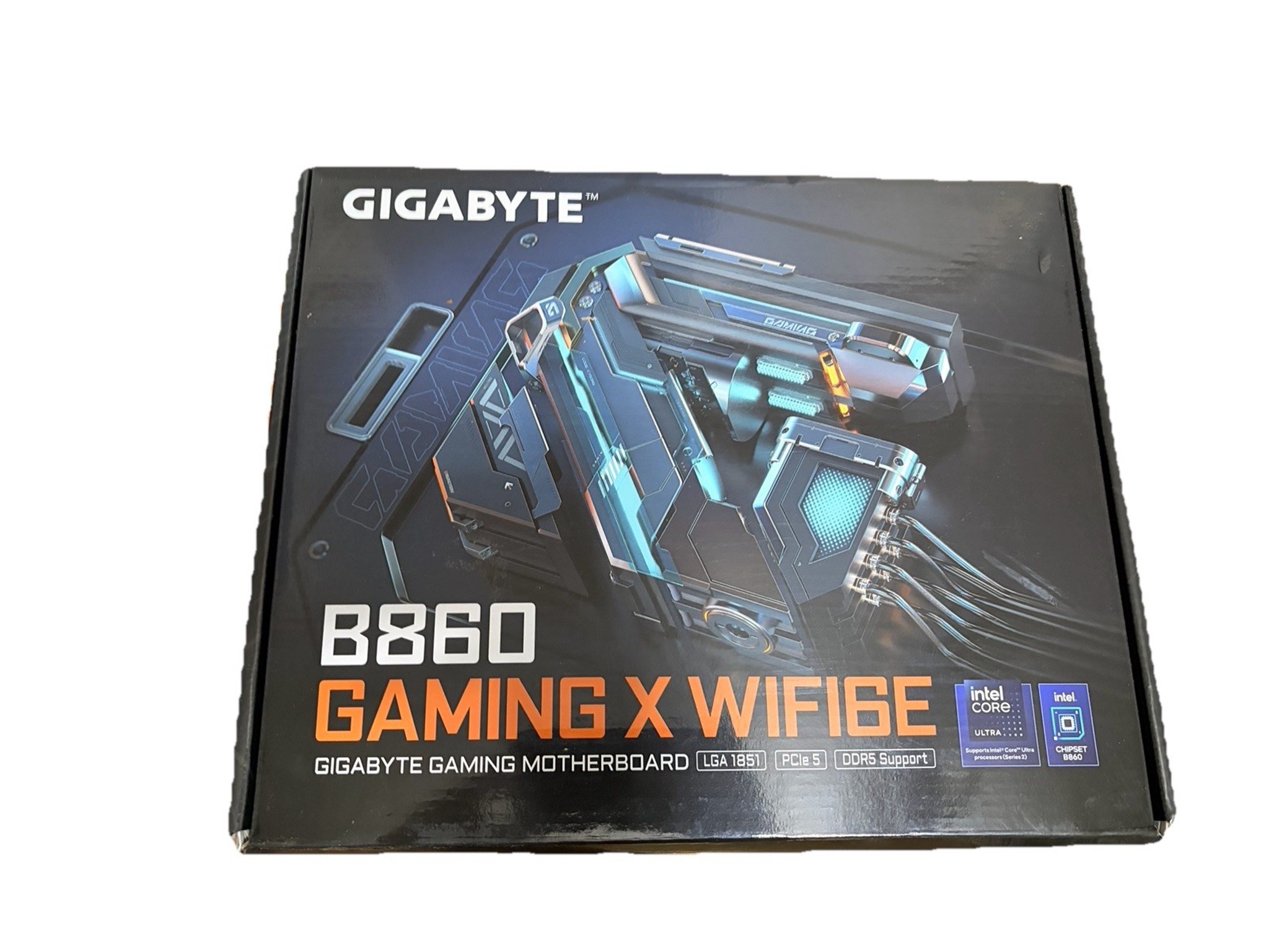 GIGABYTE B860 Gaming X WiFi6E LGA 1851 DDR5 ATX Motherboard Intel White Open Box