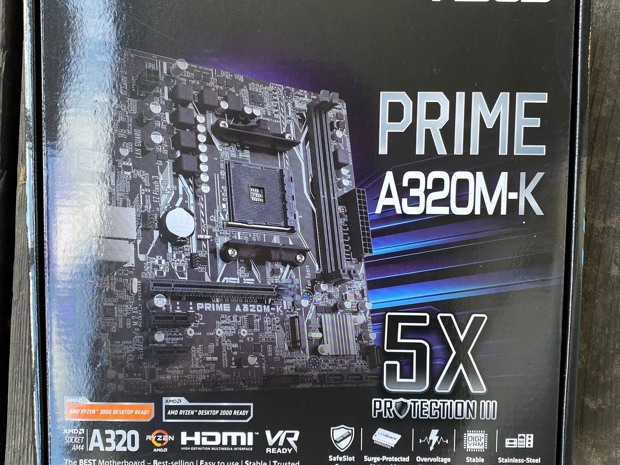 Asus Prime A320M-K AM4 Ryzen Motherboard