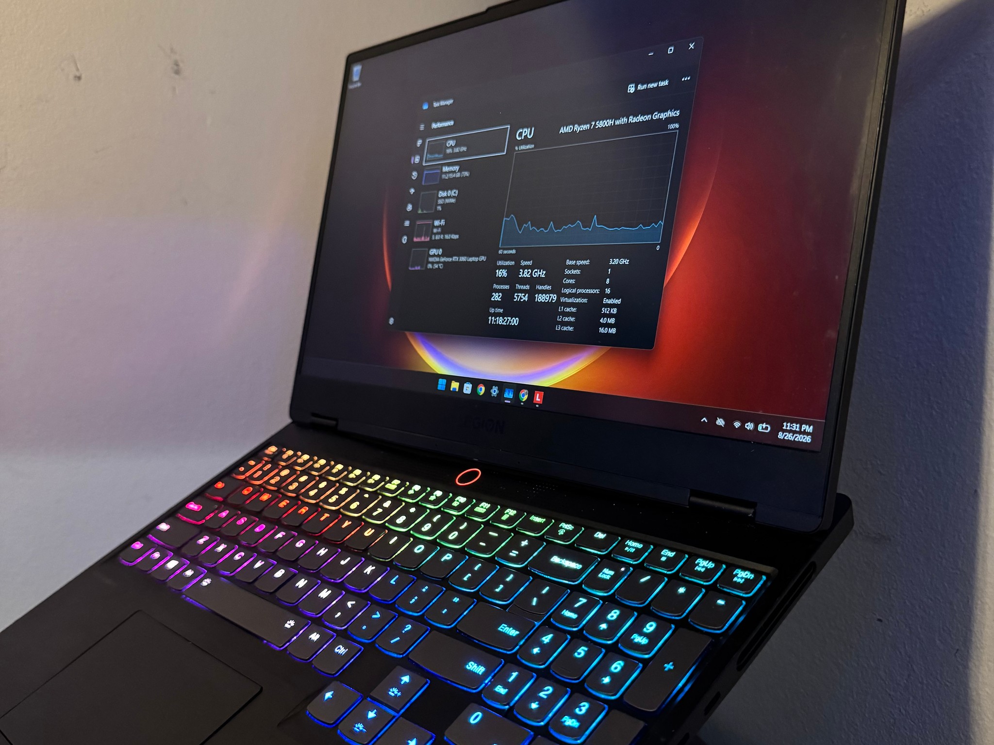 2022 Lenovo Legion Slim 7 15ACH6 - Ryzen 7 5800H | RTX 3060 | 1080P 165Hz 16" IPS Display