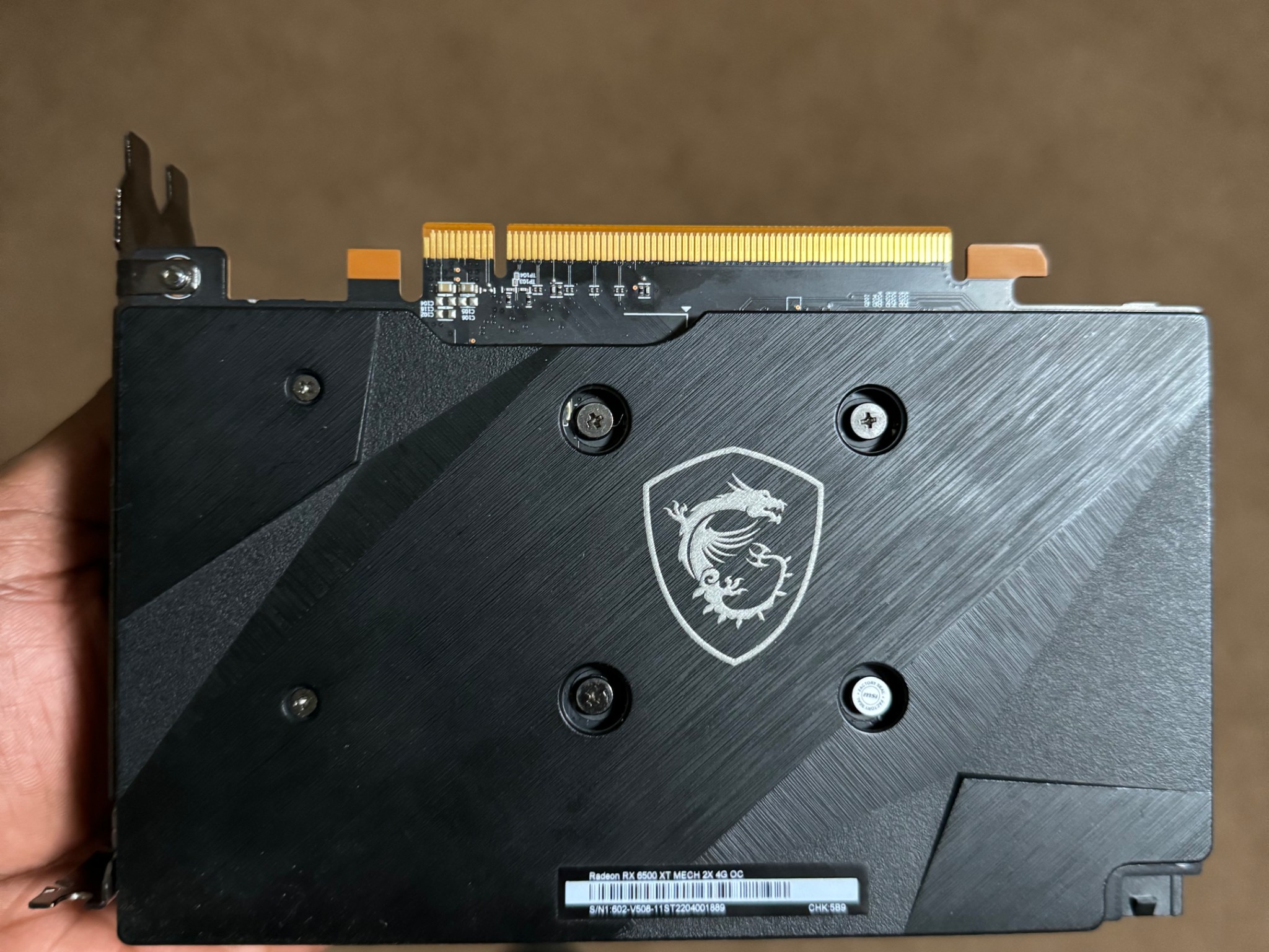 MSI Radeon RX 6500 XT MECH 2X OC 4GB GDDR6 Graphics Card