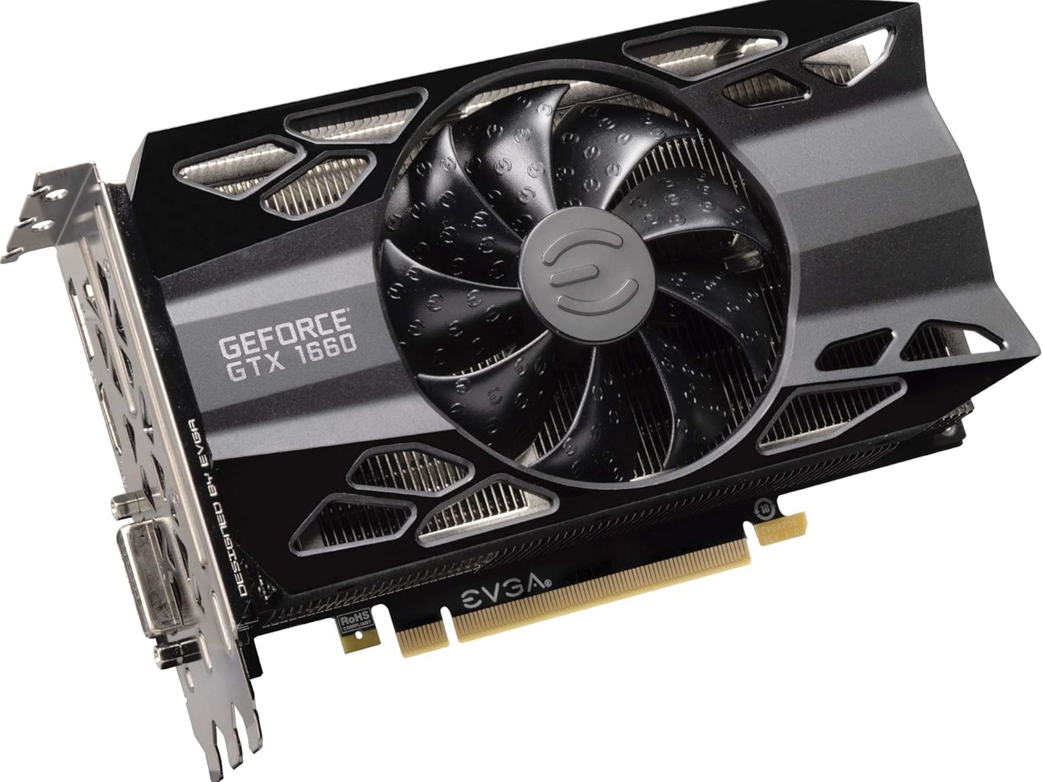 EVGA XC Gaming GeForce GTX 1660 Overclocked Single-Fan 6GB GDDR5 PCIe Graphics Card