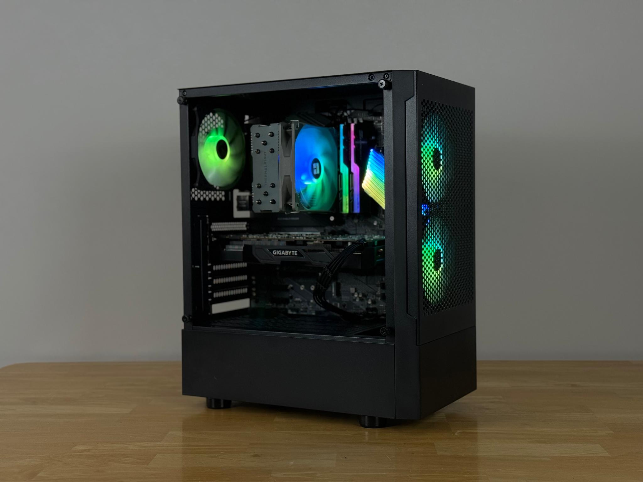 RGB OVERLOAD Intel i5 10400F GTX 1070 1TB Gaming/Streaming PC