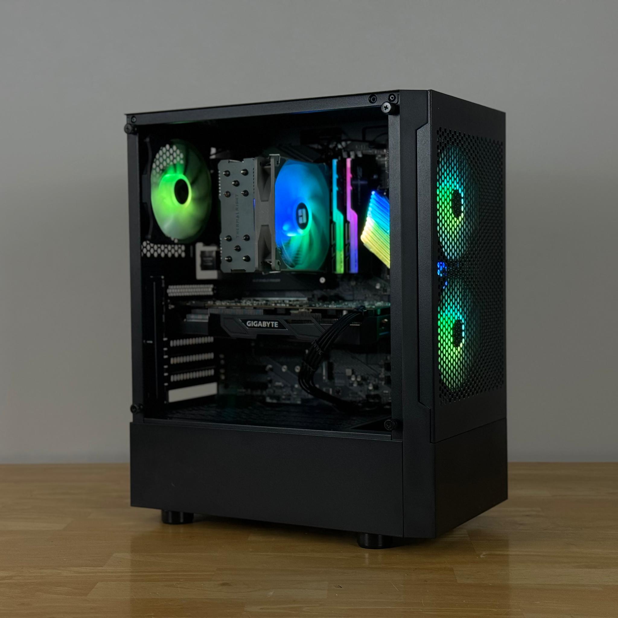 RGB OVERLOAD Intel i5 10400F GTX 1070 1TB Gaming/Streaming PC