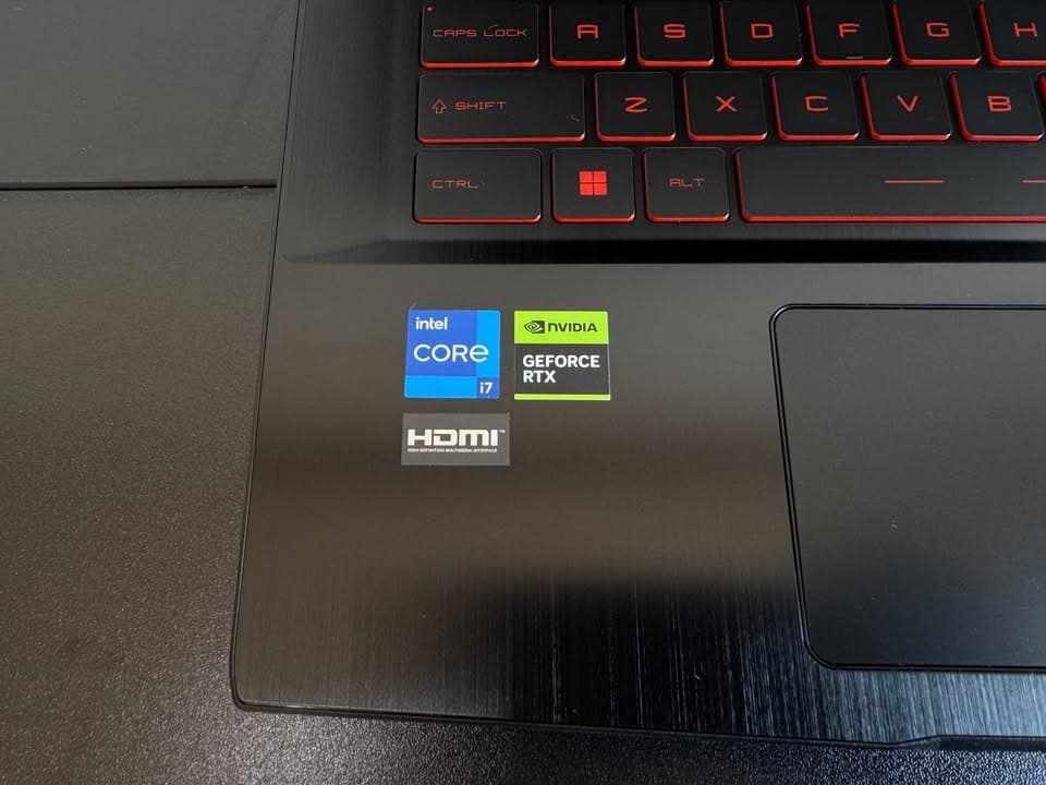 MSI Thin GF63 15.6" 144Hz Laptop - Intel i7-12650H - 16GB RAM - 512GB SSD - RTX 4050 - Windows 11