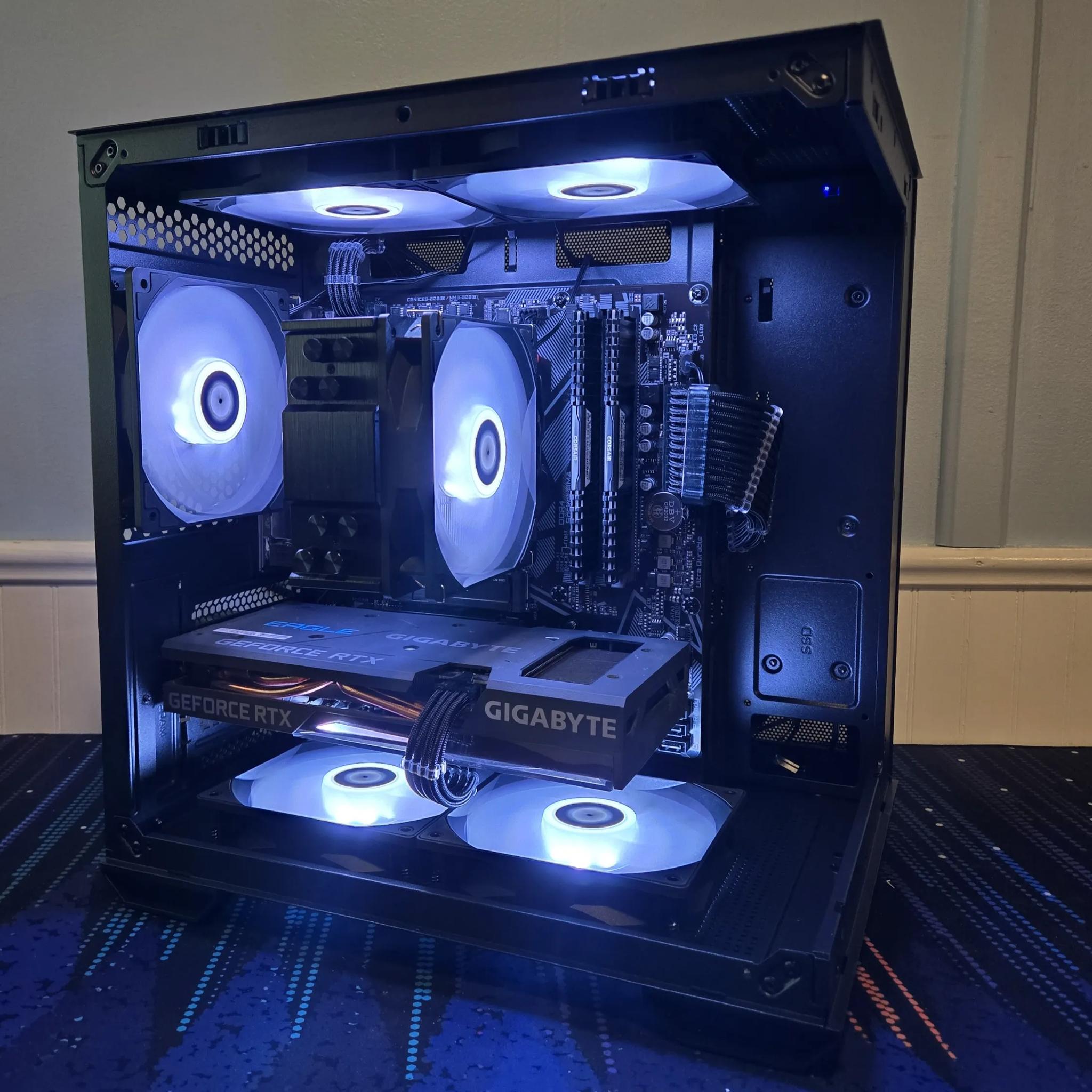 🦅 Eagle 1080p/1440p Gaming PC 🖥️| Ryzen 5 5600|RTX 3060 12GB|32GB RAM| 1TB SSD| Wifi/BT| Win 11🖥️