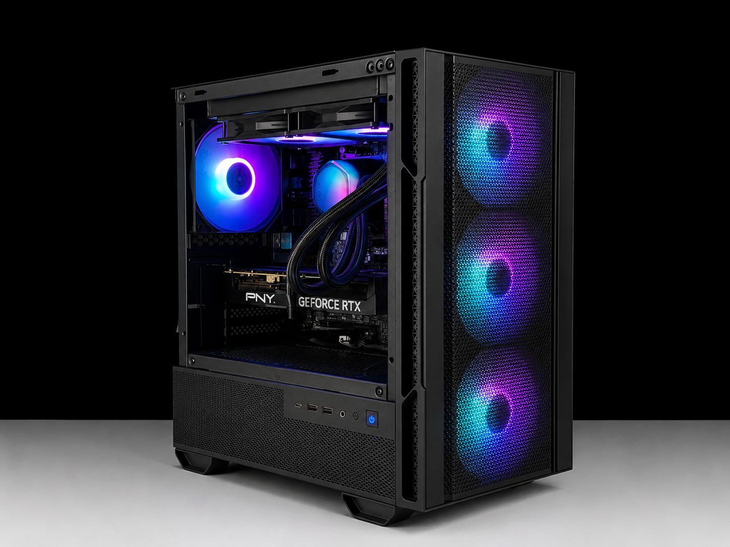 🎆 CHROMA Gaming PC | RTX 4060 Ti | Ryzen 7 7700 | 16GB RAM | 2TB NVME | FREE SHIPPING | WIFI + BT